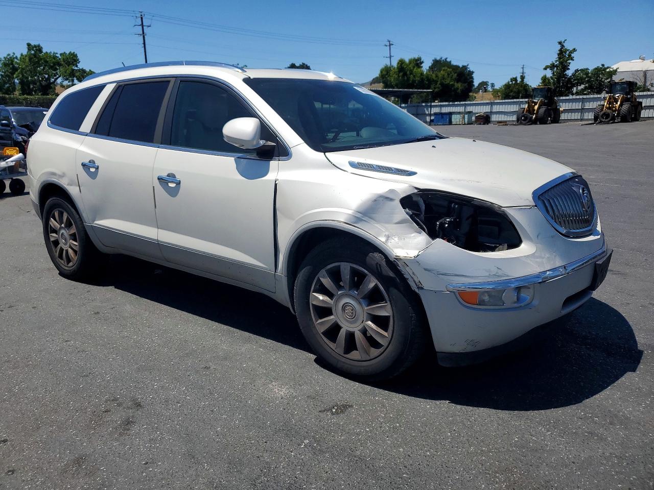 2012 Buick Enclave White vin: 5GAKVDED9CJ305445