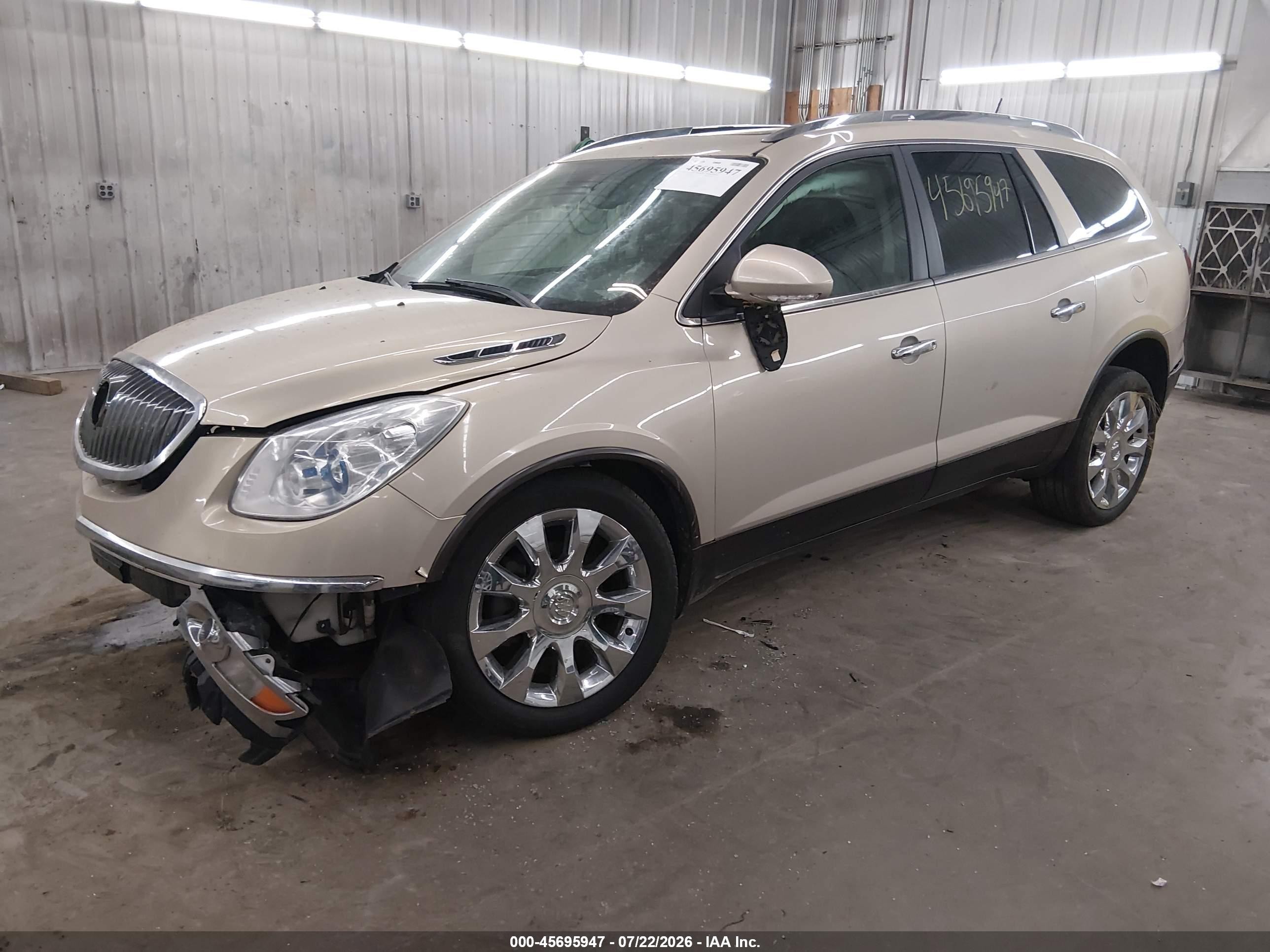 2012 Buick Enclave Premium Beige vin: 5GAKVDEDXCJ122930