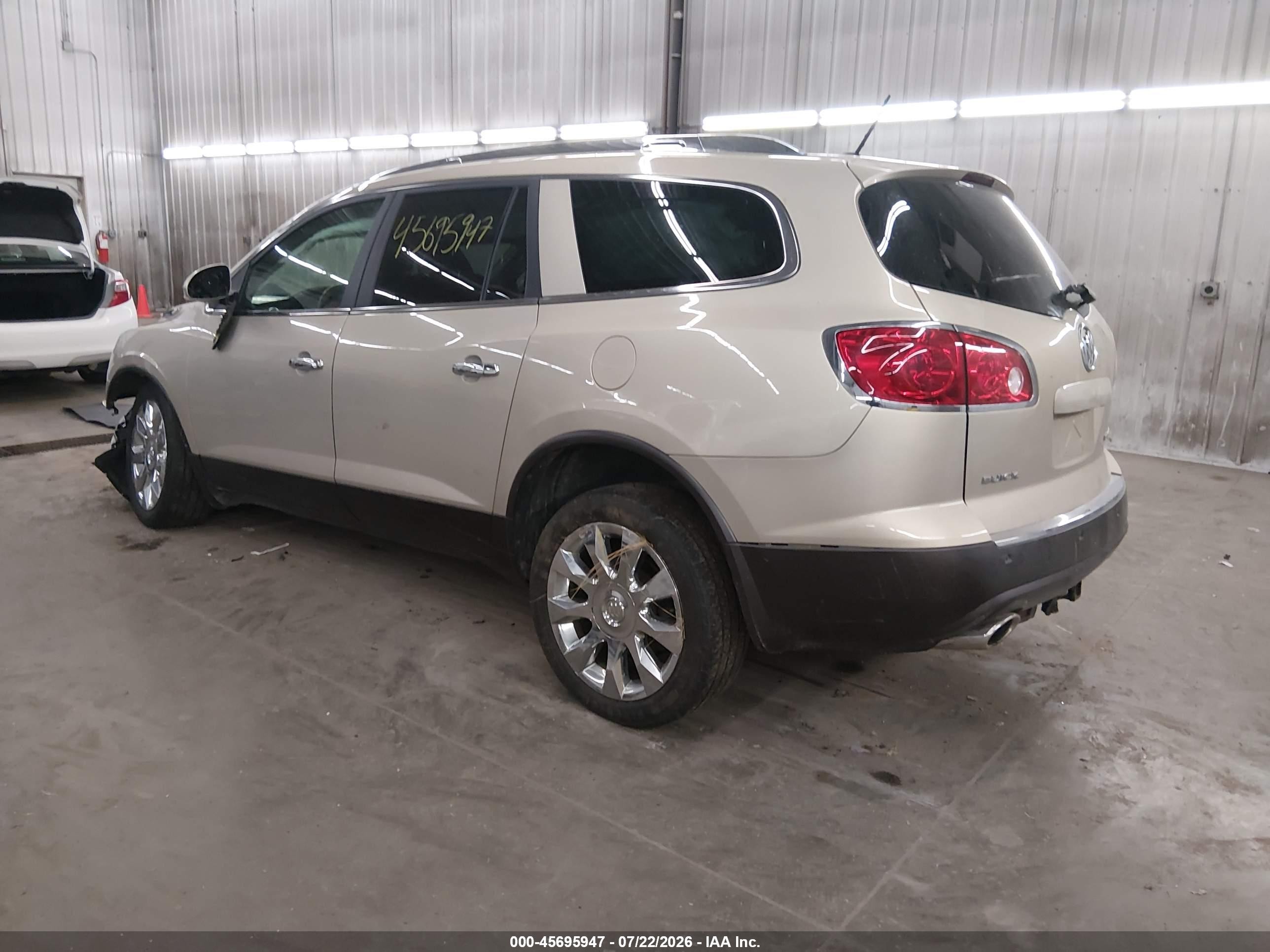 2012 Buick Enclave Premium Beige vin: 5GAKVDEDXCJ122930
