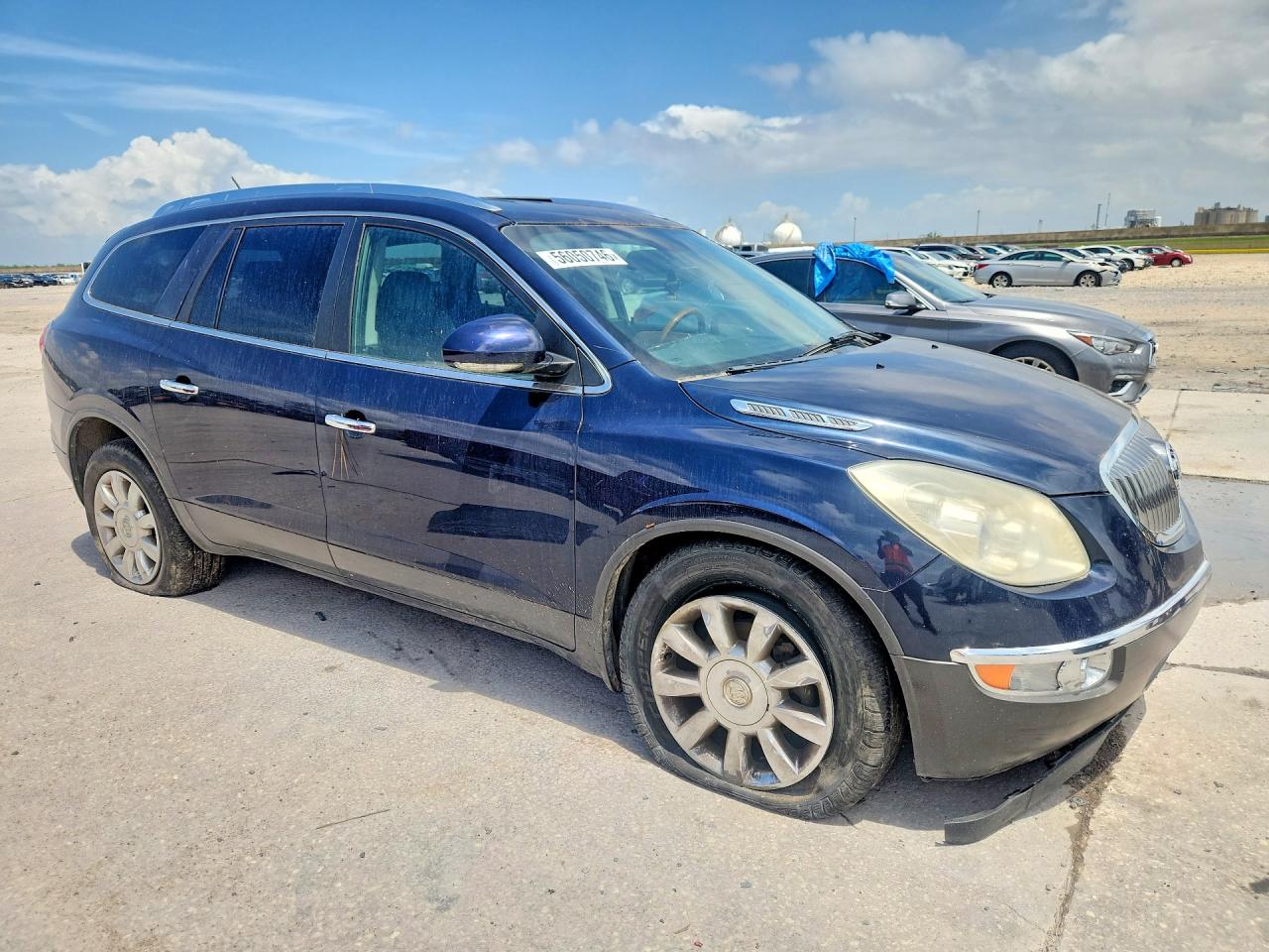 2012 Buick Enclave Синий vin: 5GAKVDEDXCJ289837