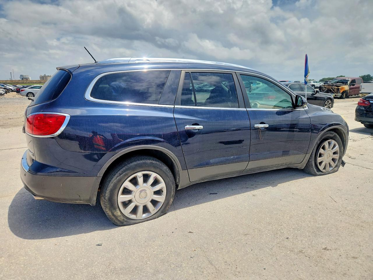 2012 Buick Enclave Синий vin: 5GAKVDEDXCJ289837