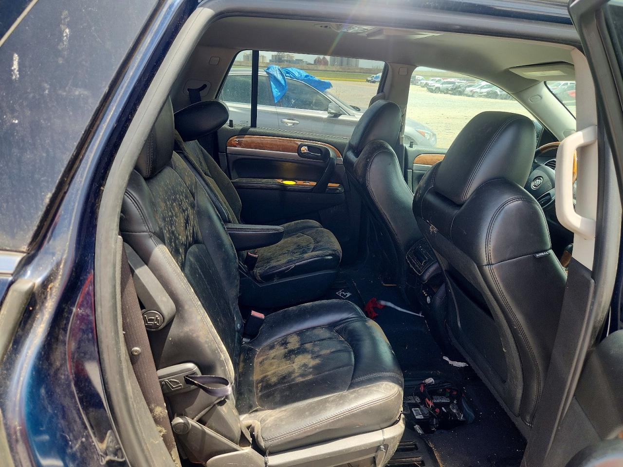 2012 Buick Enclave Синий vin: 5GAKVDEDXCJ289837