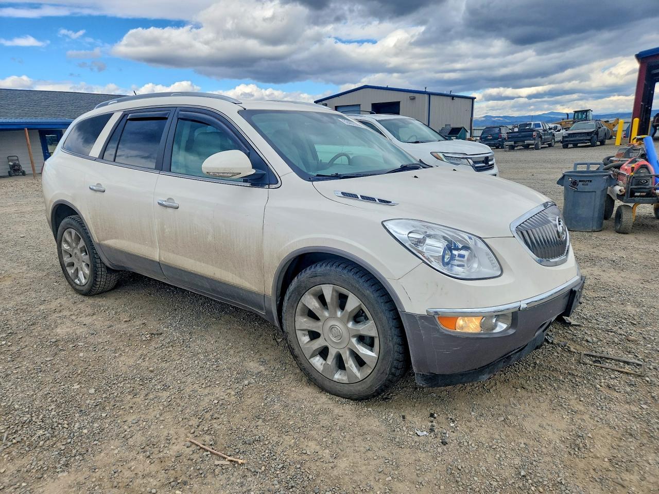 2012 Buick Enclave Белый vin: 5GAKVDEDXCJ358381