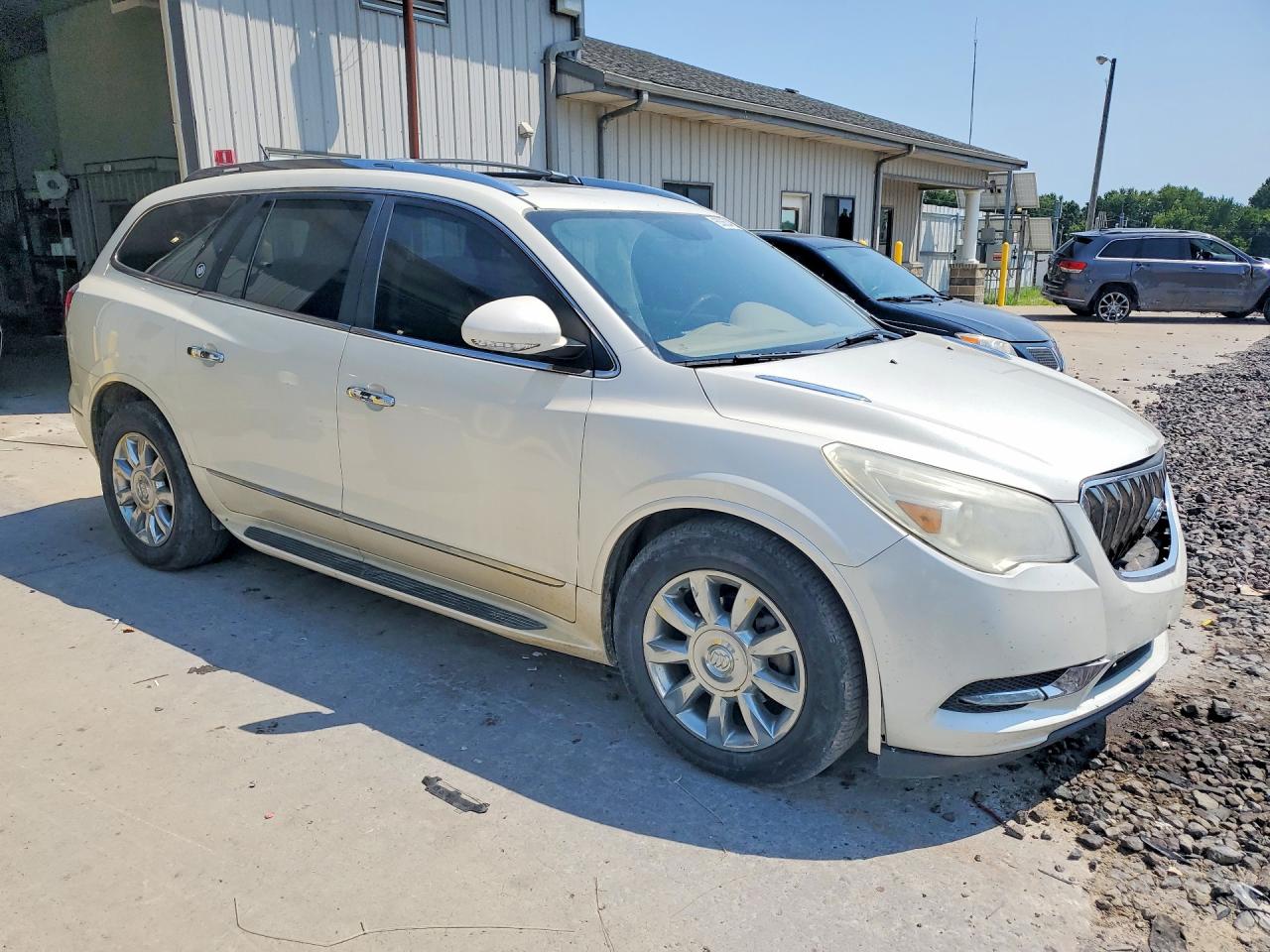 2013 Buick Enclave White vin: 5GAKVDKD0DJ126653