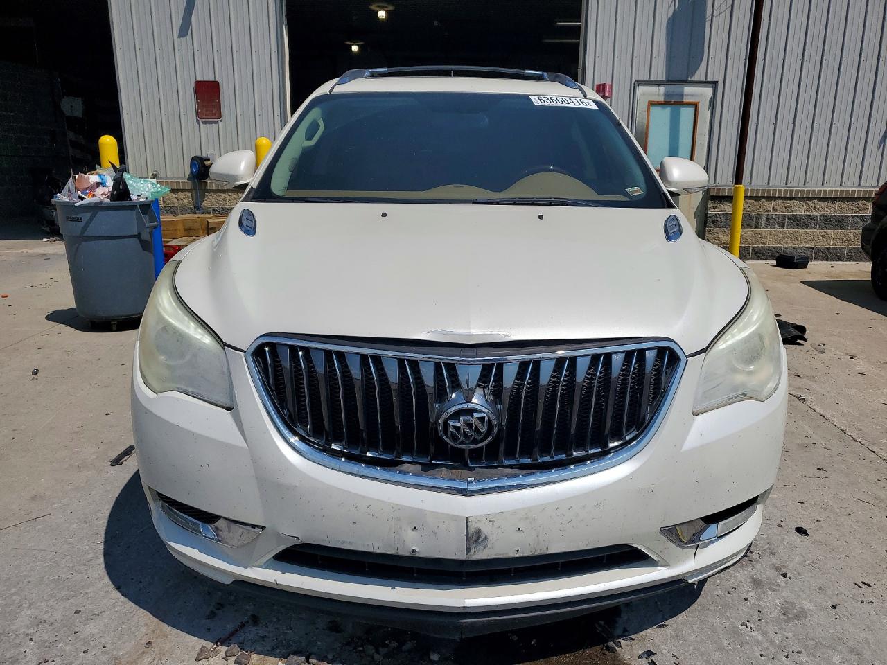 2013 Buick Enclave White vin: 5GAKVDKD0DJ126653