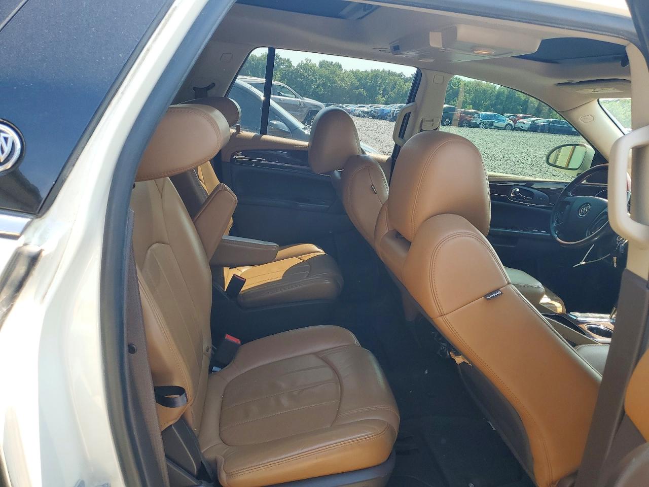 2013 Buick Enclave White vin: 5GAKVDKD0DJ126653