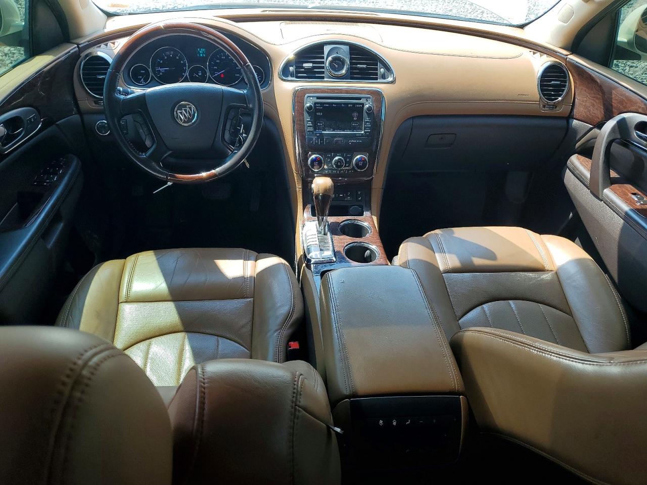 2013 Buick Enclave White vin: 5GAKVDKD0DJ126653