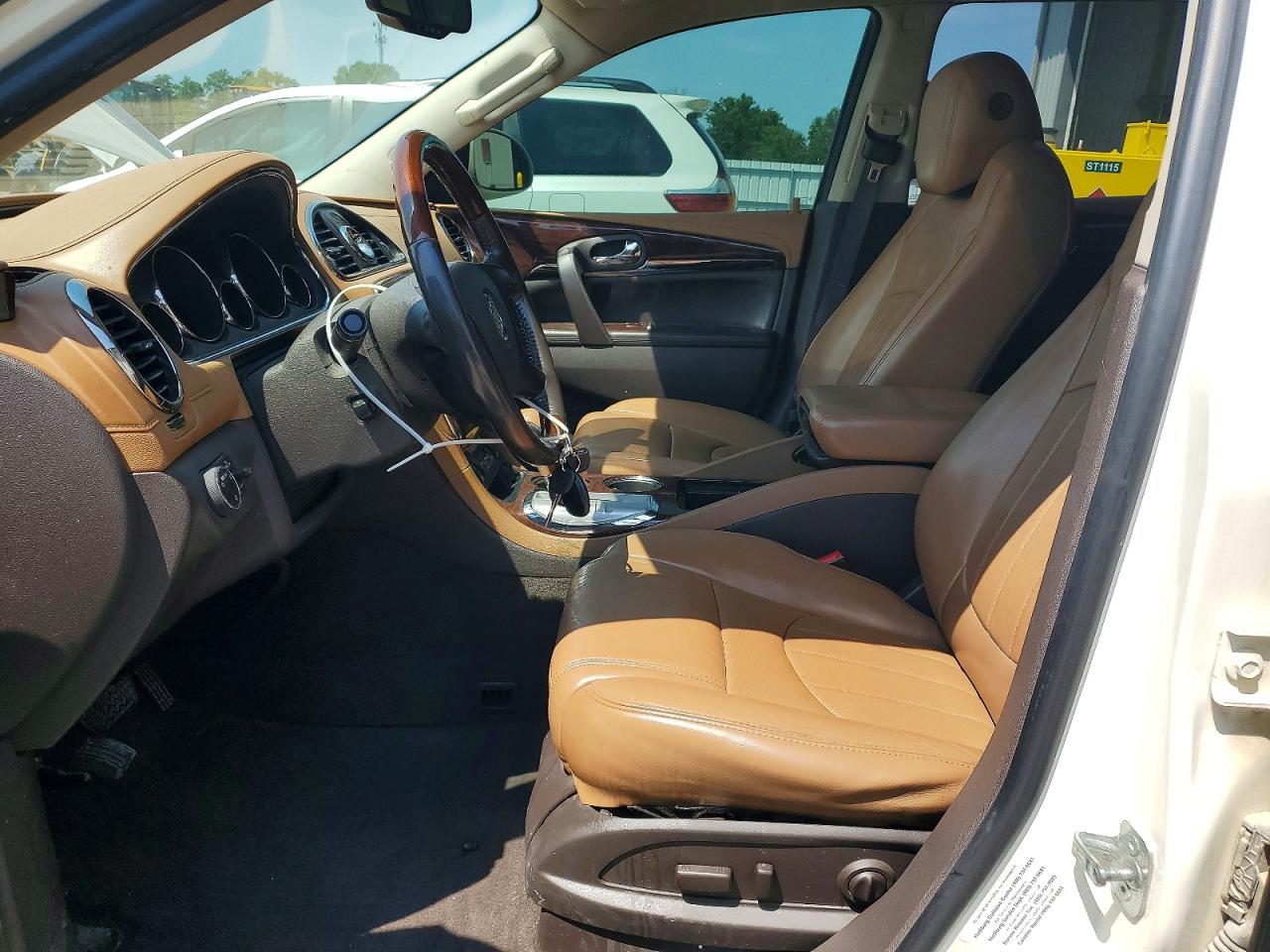 2013 Buick Enclave White vin: 5GAKVDKD0DJ126653
