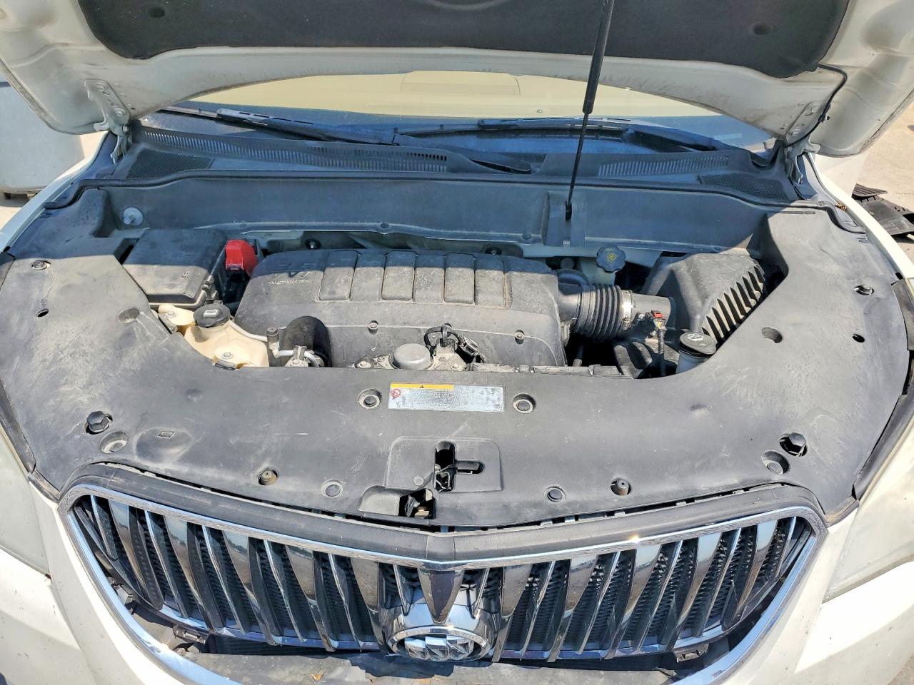 2013 Buick Enclave White vin: 5GAKVDKD0DJ126653