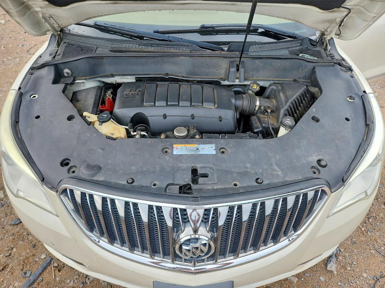 2013 Buick Enclave White vin: 5GAKVDKD3DJ215181