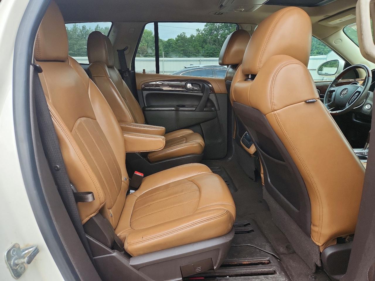 2013 Buick Enclave White vin: 5GAKVDKD3DJ215181