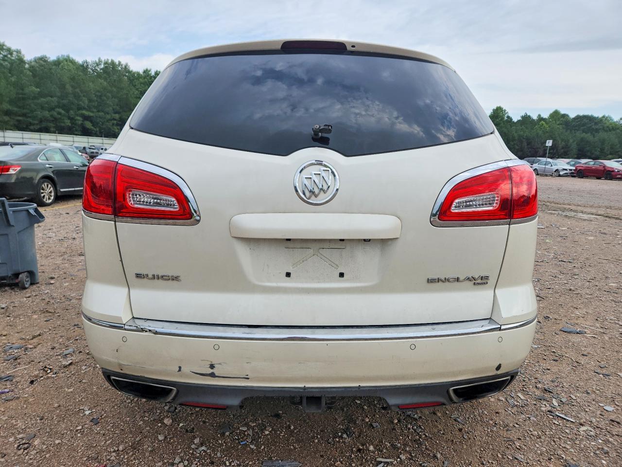 2013 Buick Enclave White vin: 5GAKVDKD3DJ215181