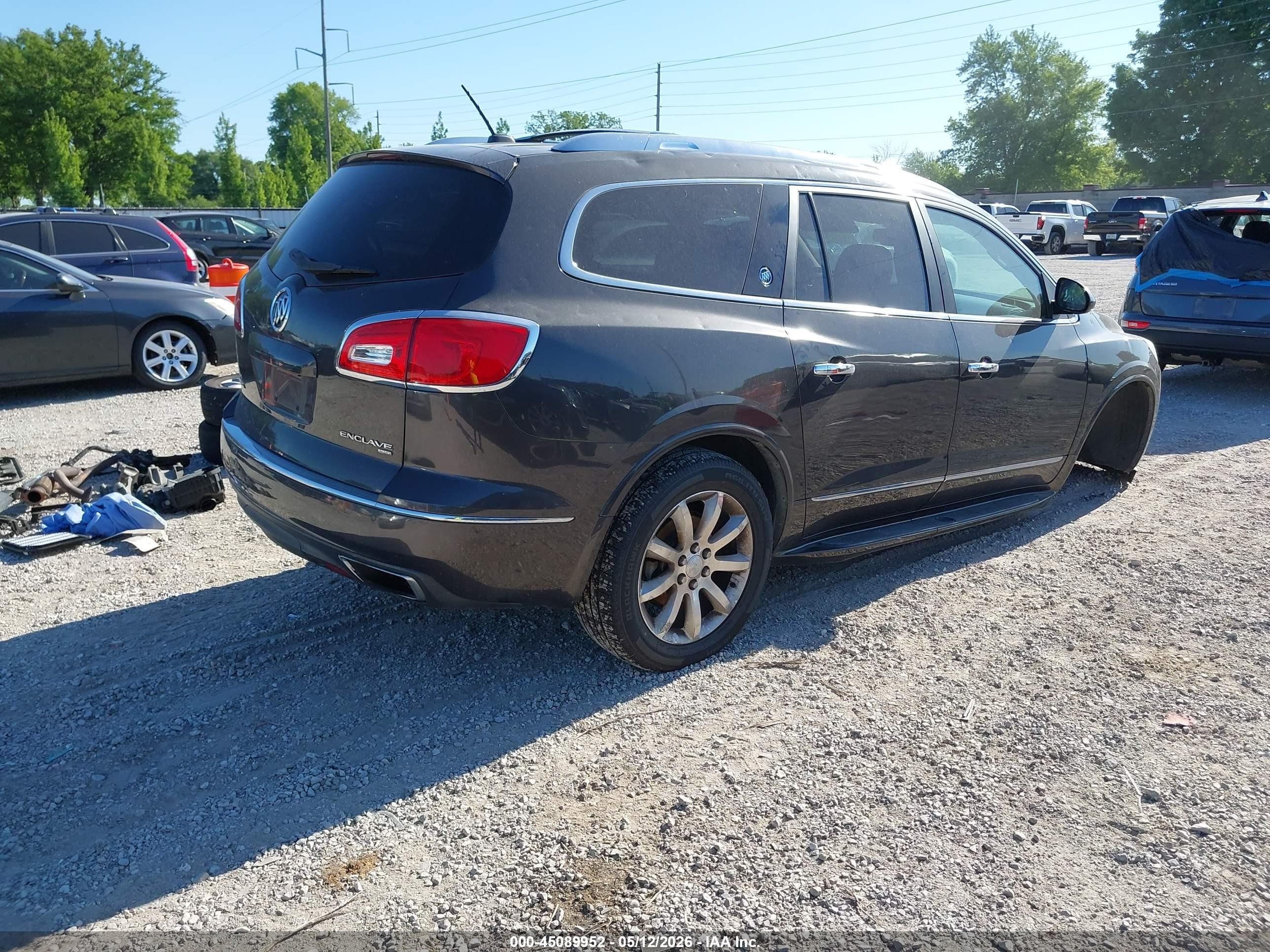 2013 Buick Enclave Premium Gray vin: 5GAKVDKD3DJ233938
