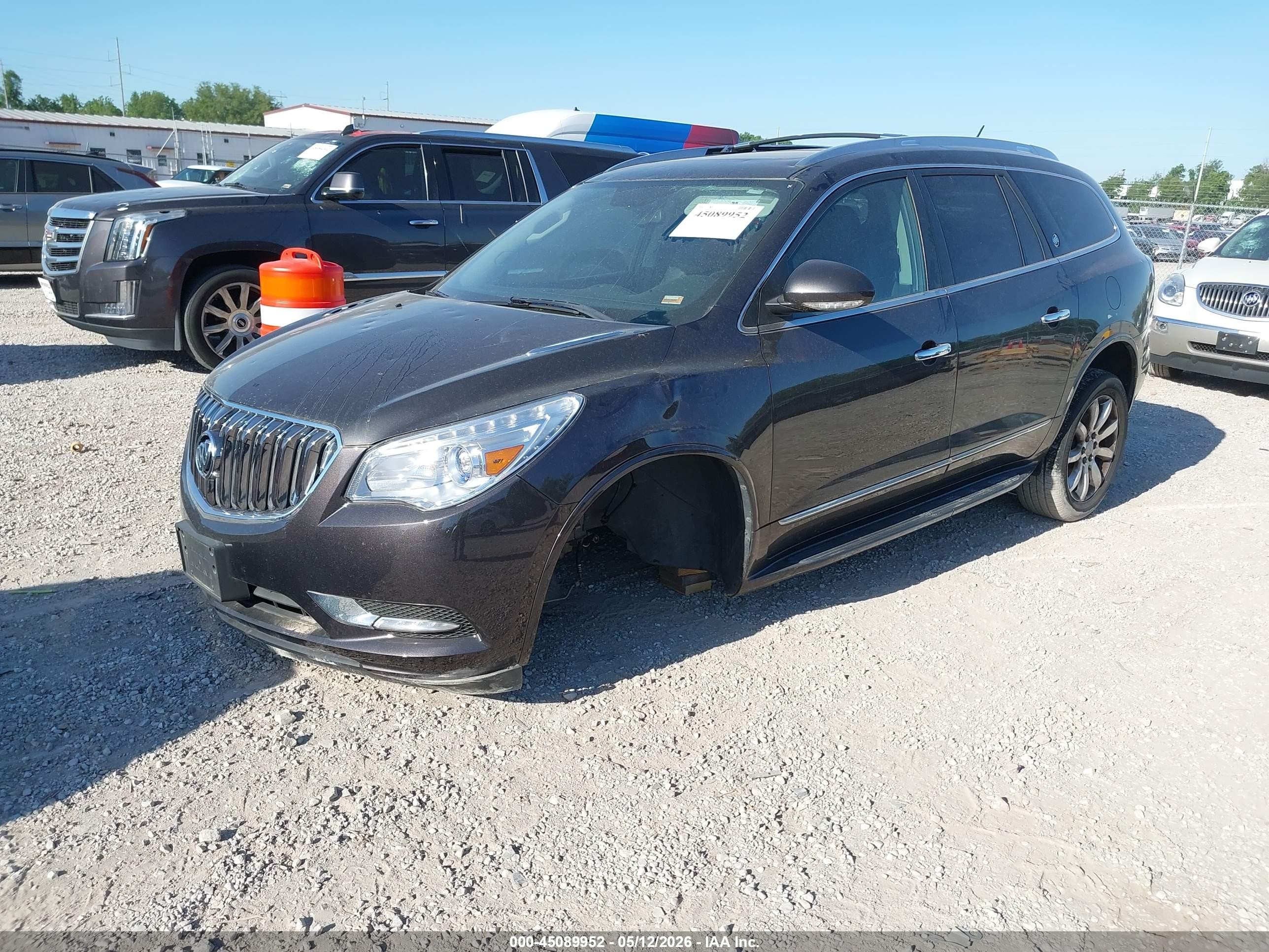 2013 Buick Enclave Premium Gray vin: 5GAKVDKD3DJ233938