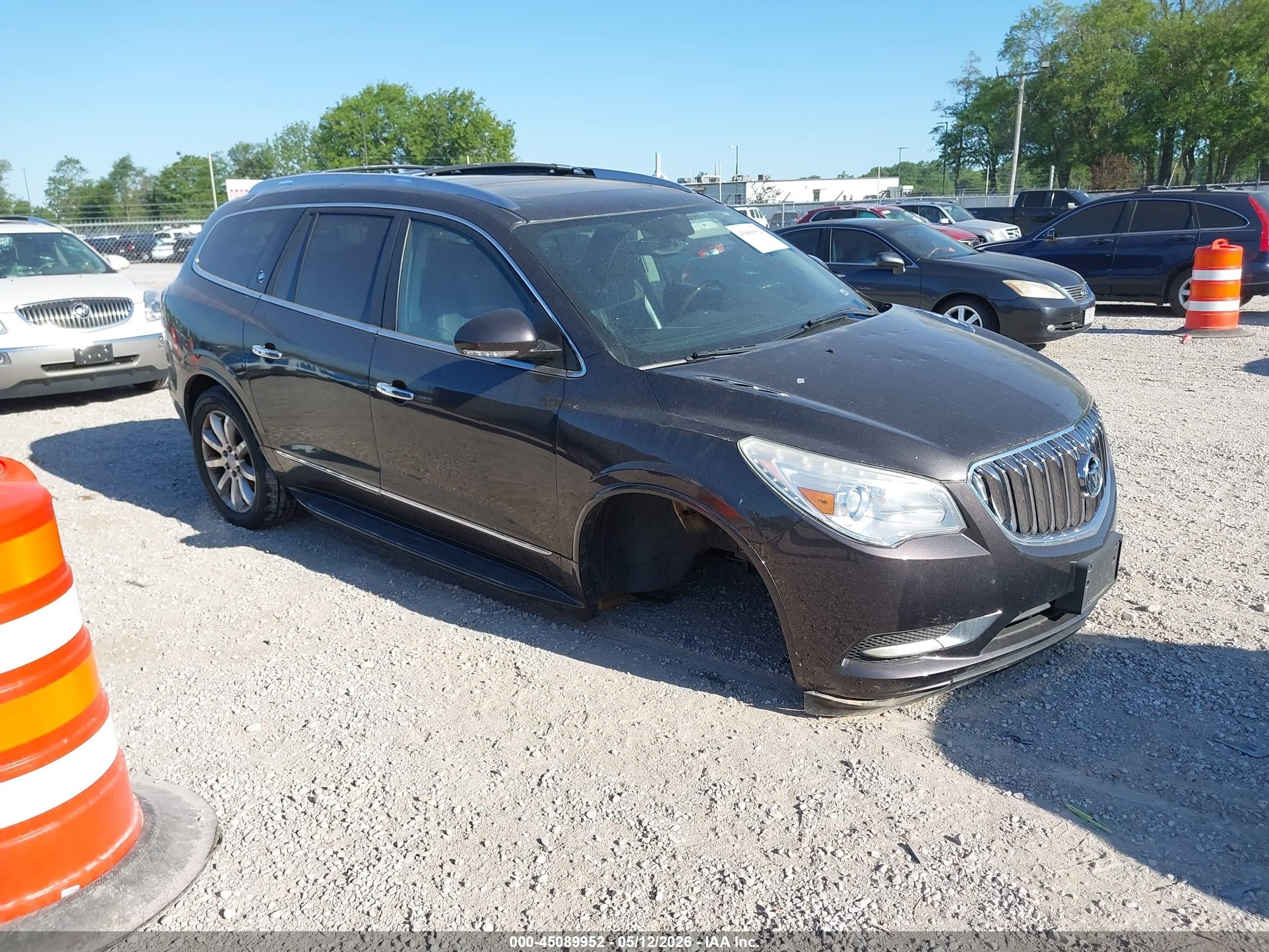 2013 Buick Enclave Premium Gray vin: 5GAKVDKD3DJ233938