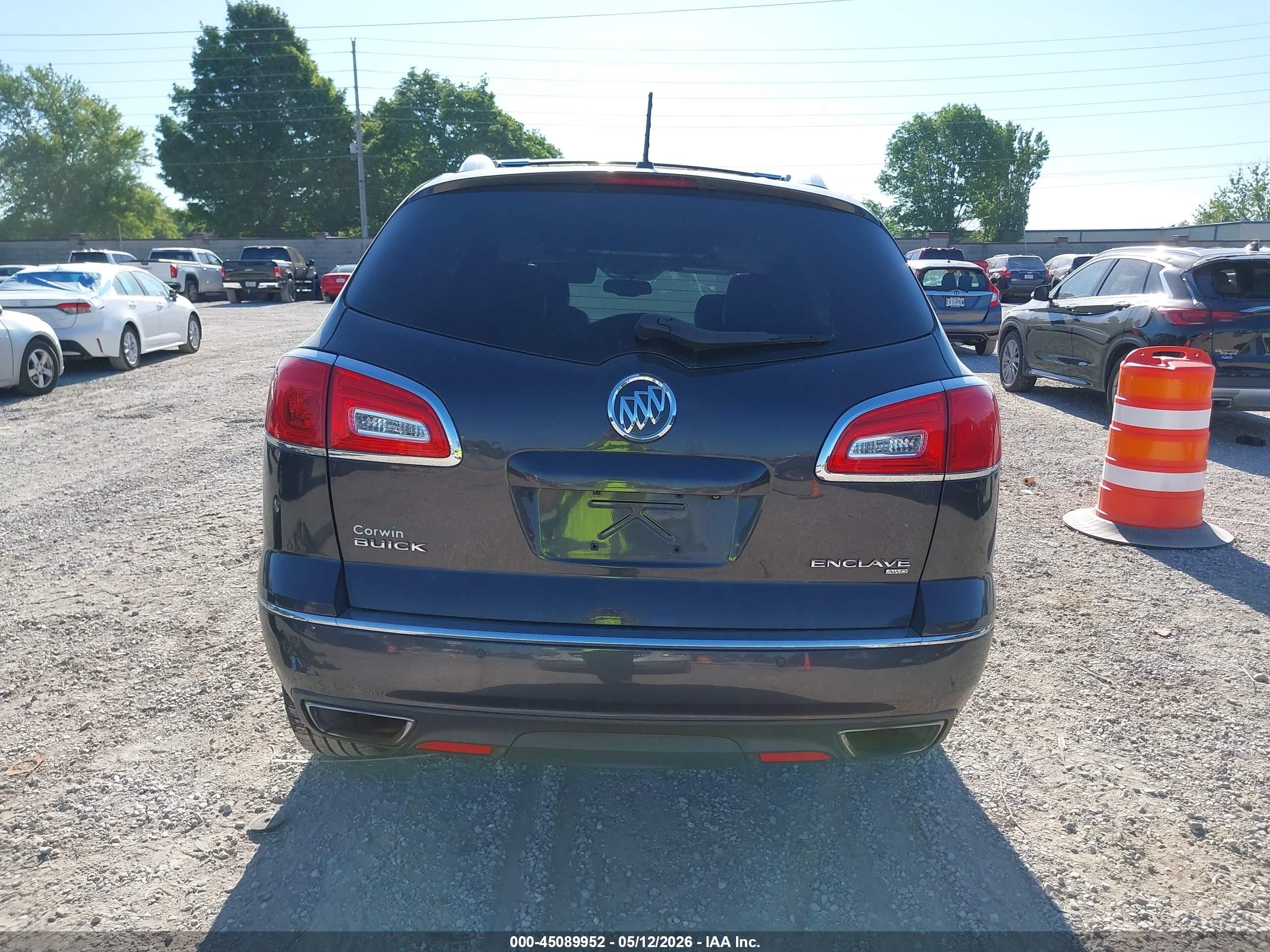 2013 Buick Enclave Premium Gray vin: 5GAKVDKD3DJ233938