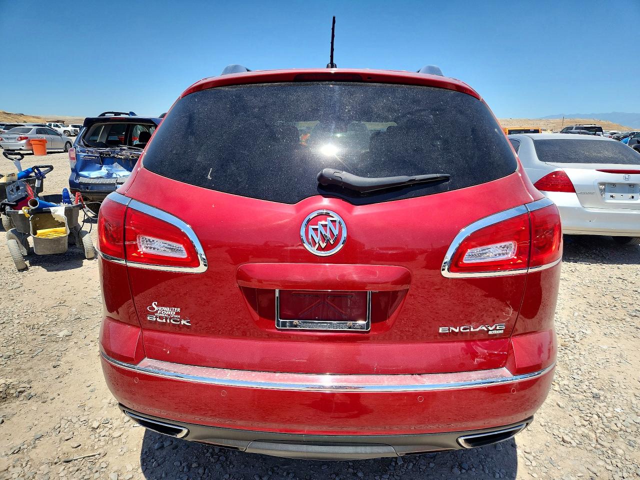 2013 Buick Enclave Red vin: 5GAKVDKD5DJ160247
