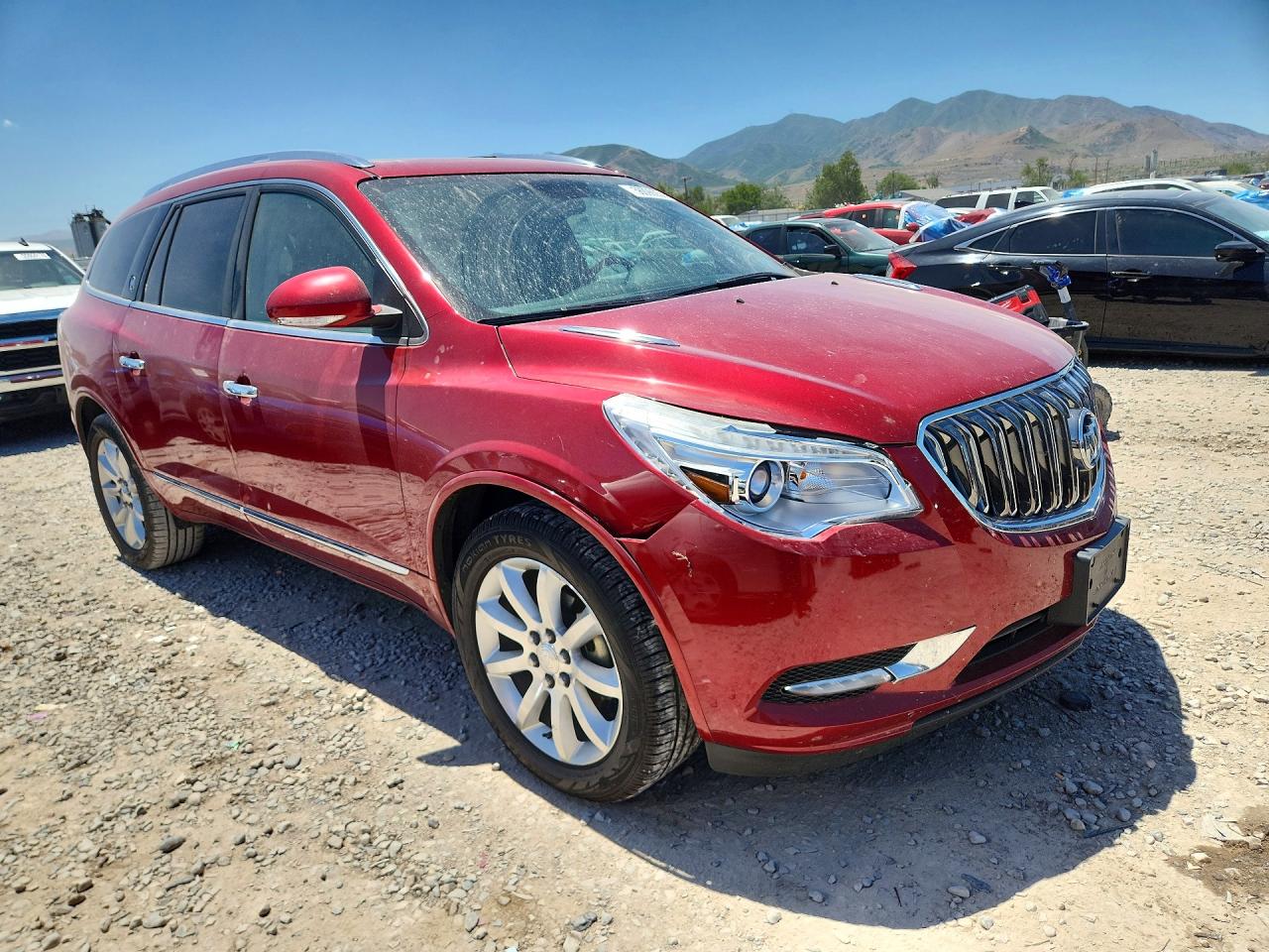 2013 Buick Enclave Red vin: 5GAKVDKD5DJ160247
