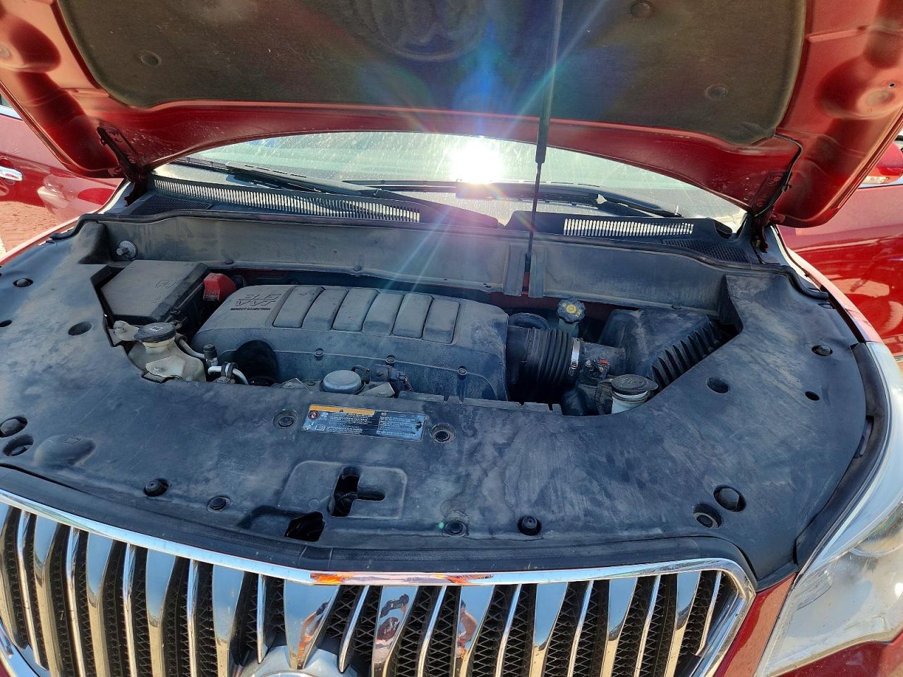 2013 Buick Enclave Red vin: 5GAKVDKD5DJ160247