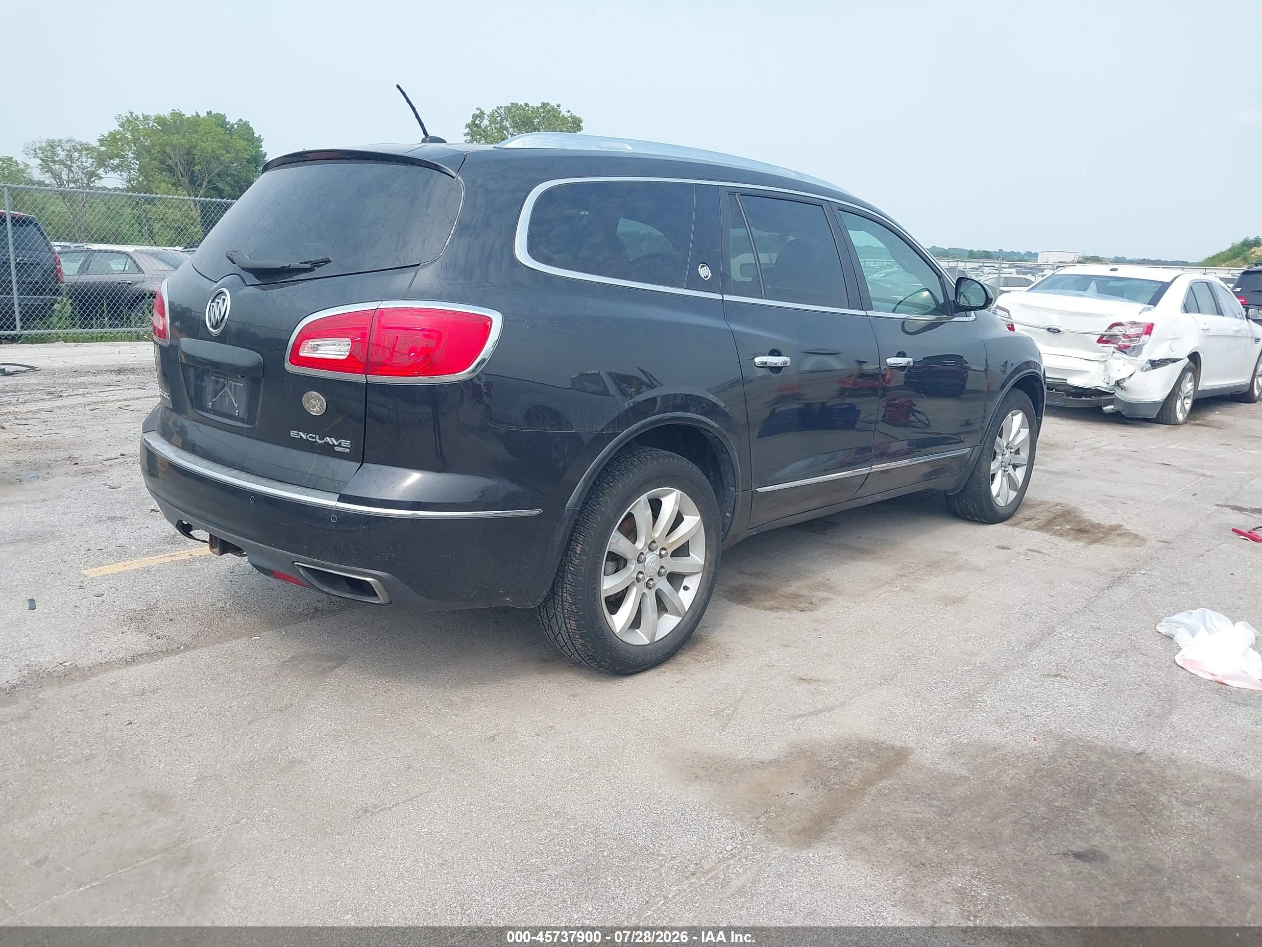 2013 Buick Enclave Premium Черный vin: 5GAKVDKD6DJ179518