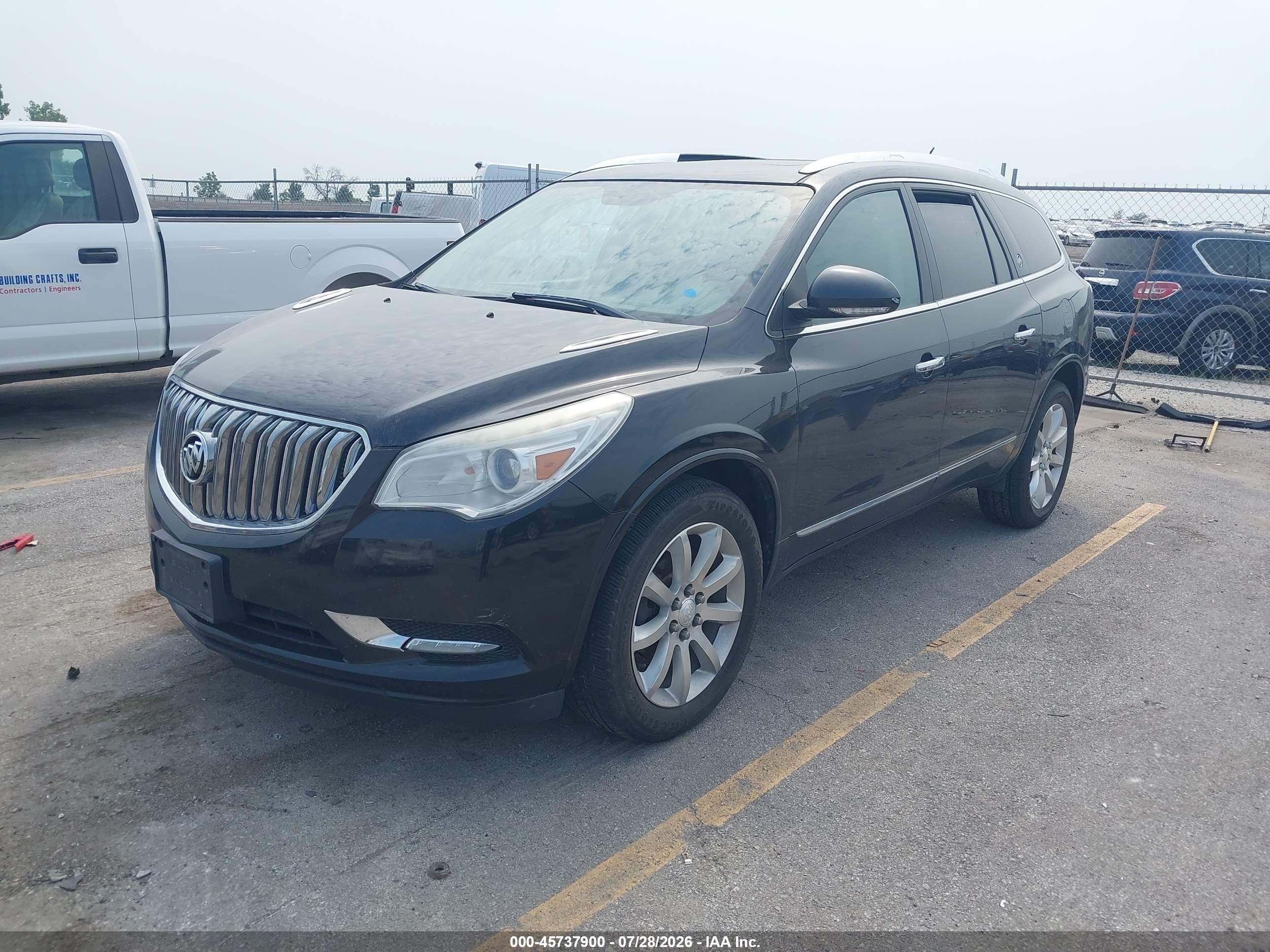 2013 Buick Enclave Premium Черный vin: 5GAKVDKD6DJ179518