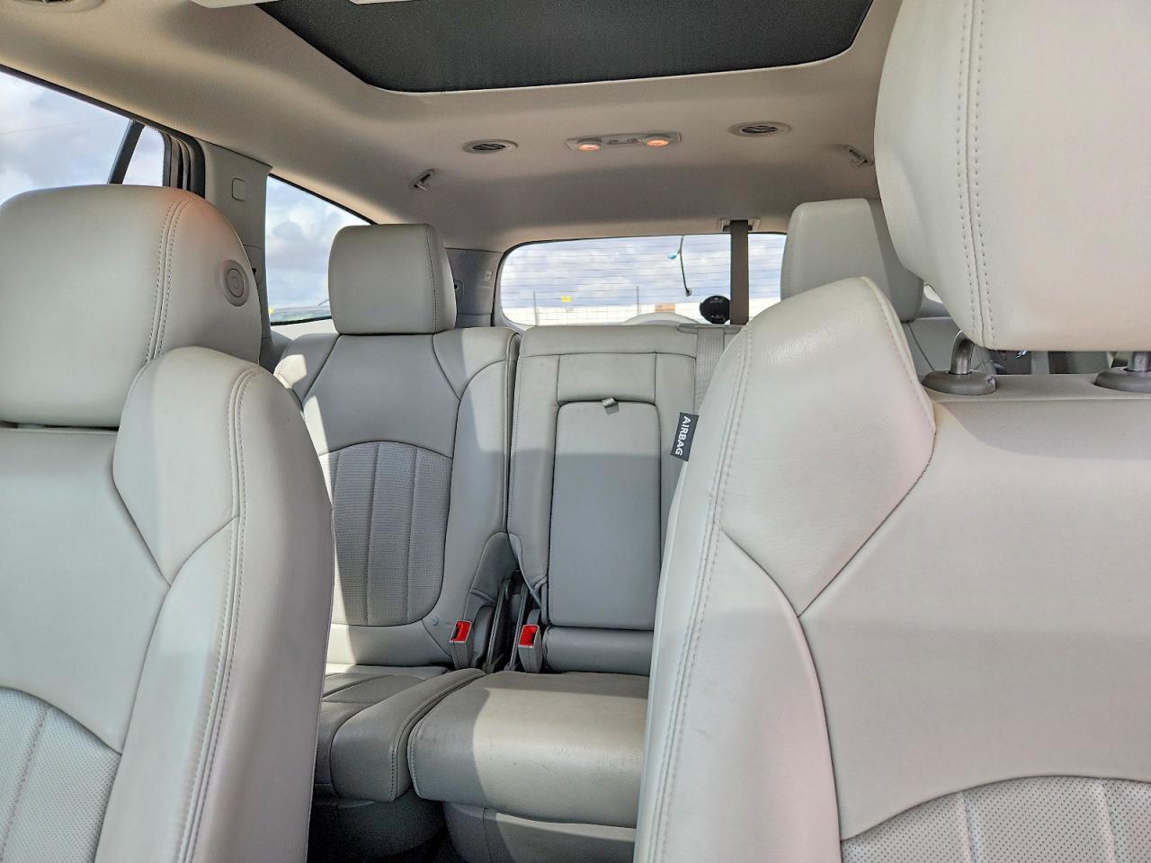 2013 Buick Enclave White vin: 5GAKVDKD6DJ216017