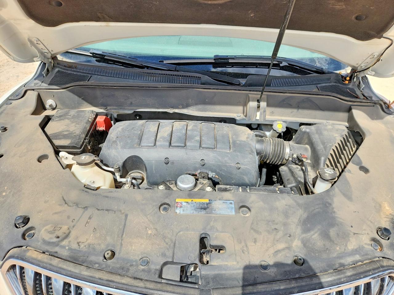 2013 Buick Enclave White vin: 5GAKVDKD6DJ216017