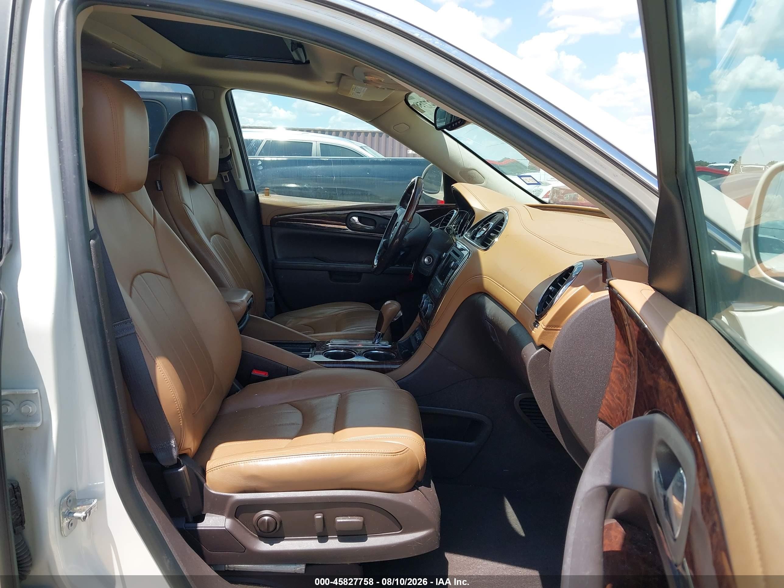 2013 Buick Enclave Premium White vin: 5GAKVDKD7DJ150352