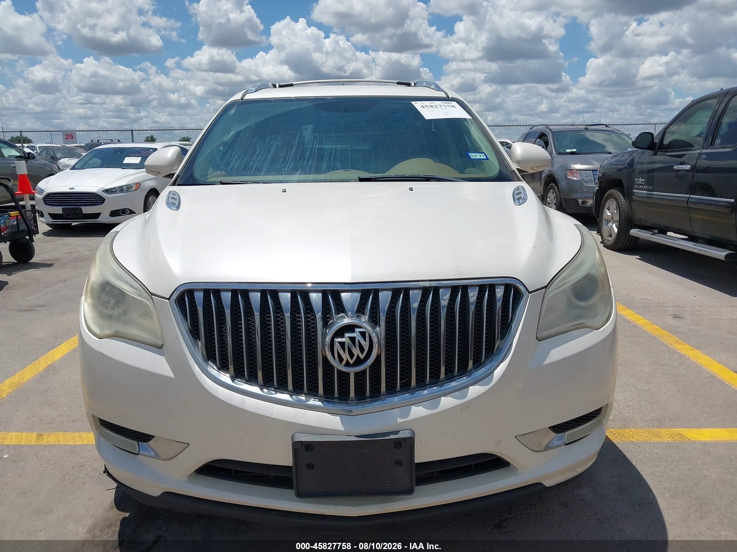 2013 Buick Enclave Premium White vin: 5GAKVDKD7DJ150352