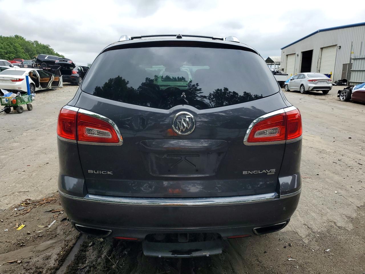 2013 Buick Enclave Gray vin: 5GAKVDKD7DJ186316