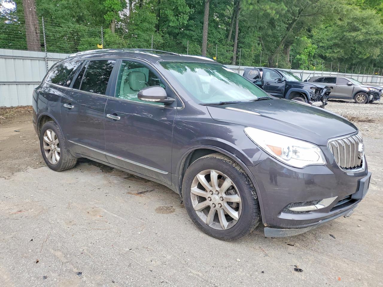2013 Buick Enclave Gray vin: 5GAKVDKD7DJ186316
