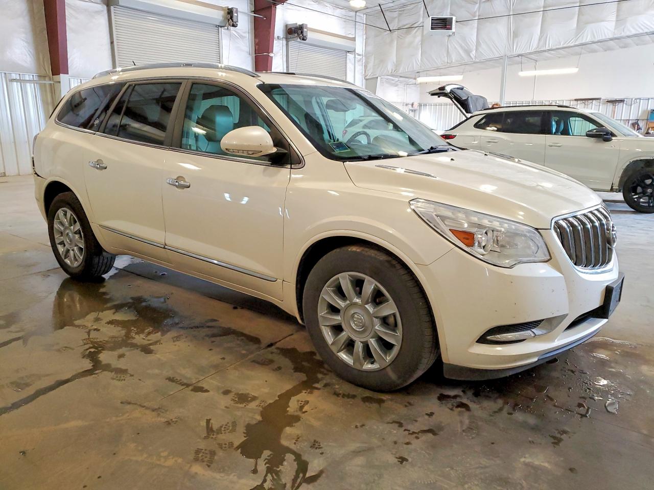 2013 Buick Enclave White vin: 5GAKVDKD7DJ213269