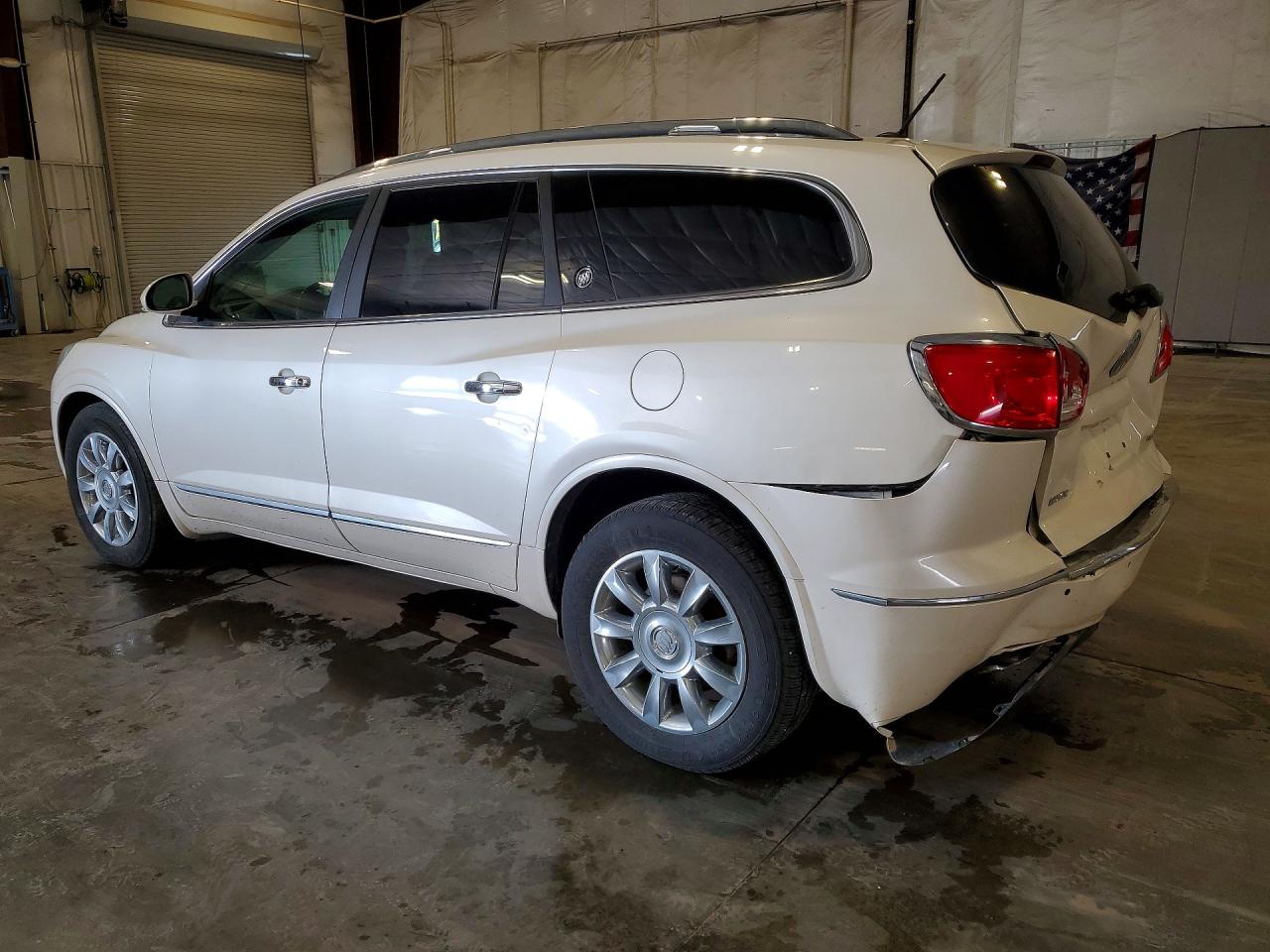 2013 Buick Enclave White vin: 5GAKVDKD7DJ213269