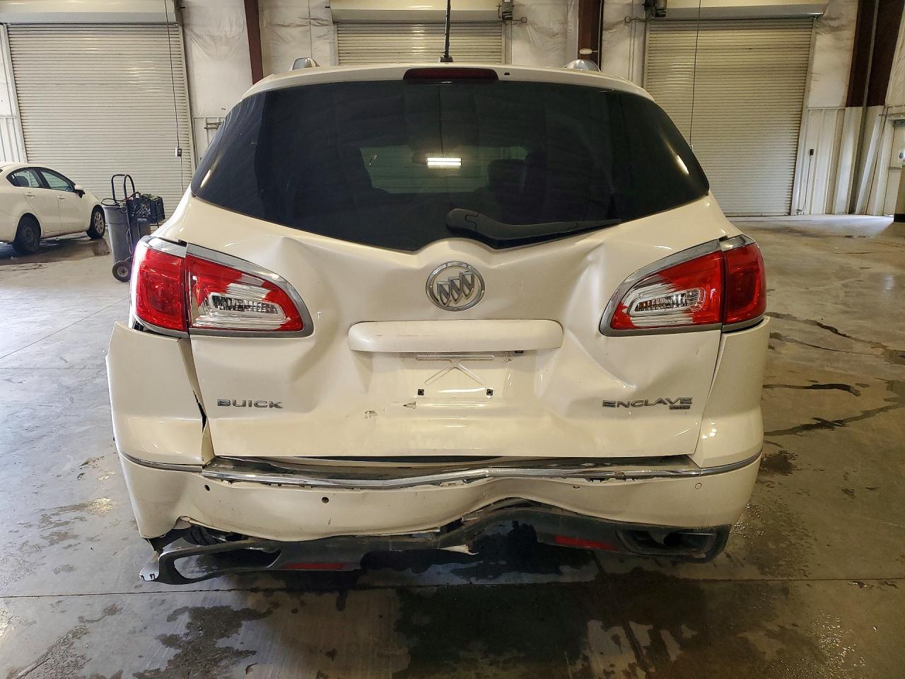 2013 Buick Enclave White vin: 5GAKVDKD7DJ213269