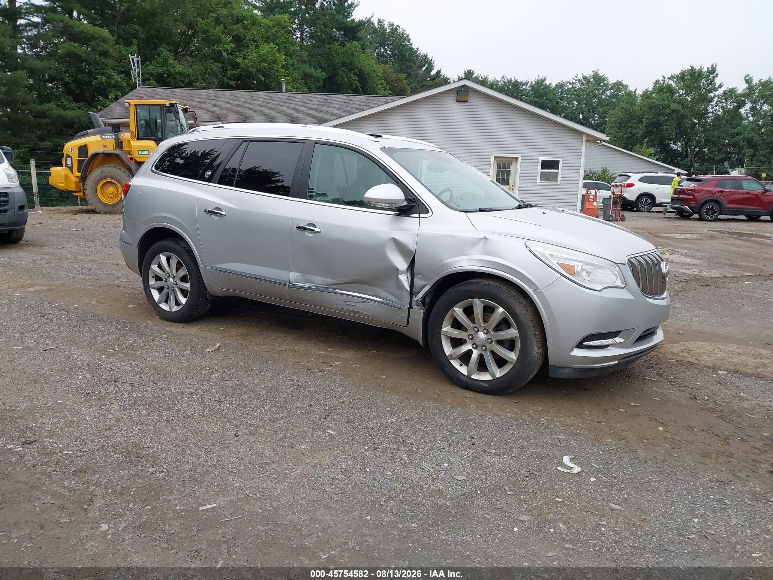 2013 Buick Enclave Premium Серебряный vin: 5GAKVDKD8DJ124424