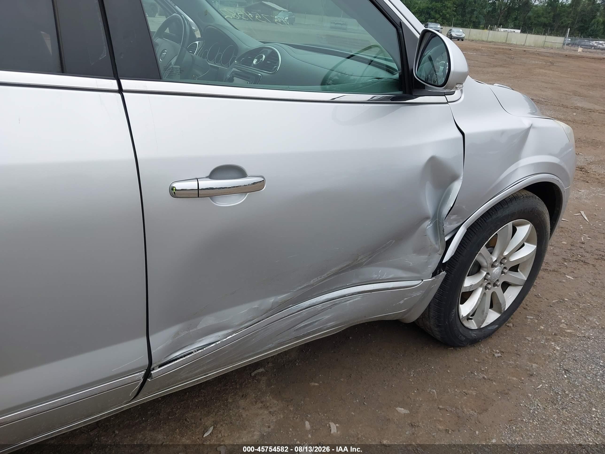 2013 Buick Enclave Premium Silver vin: 5GAKVDKD8DJ124424