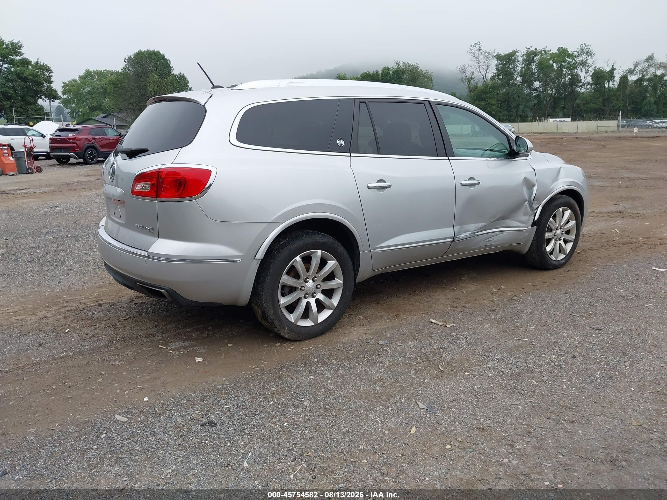 2013 Buick Enclave Premium Silver vin: 5GAKVDKD8DJ124424