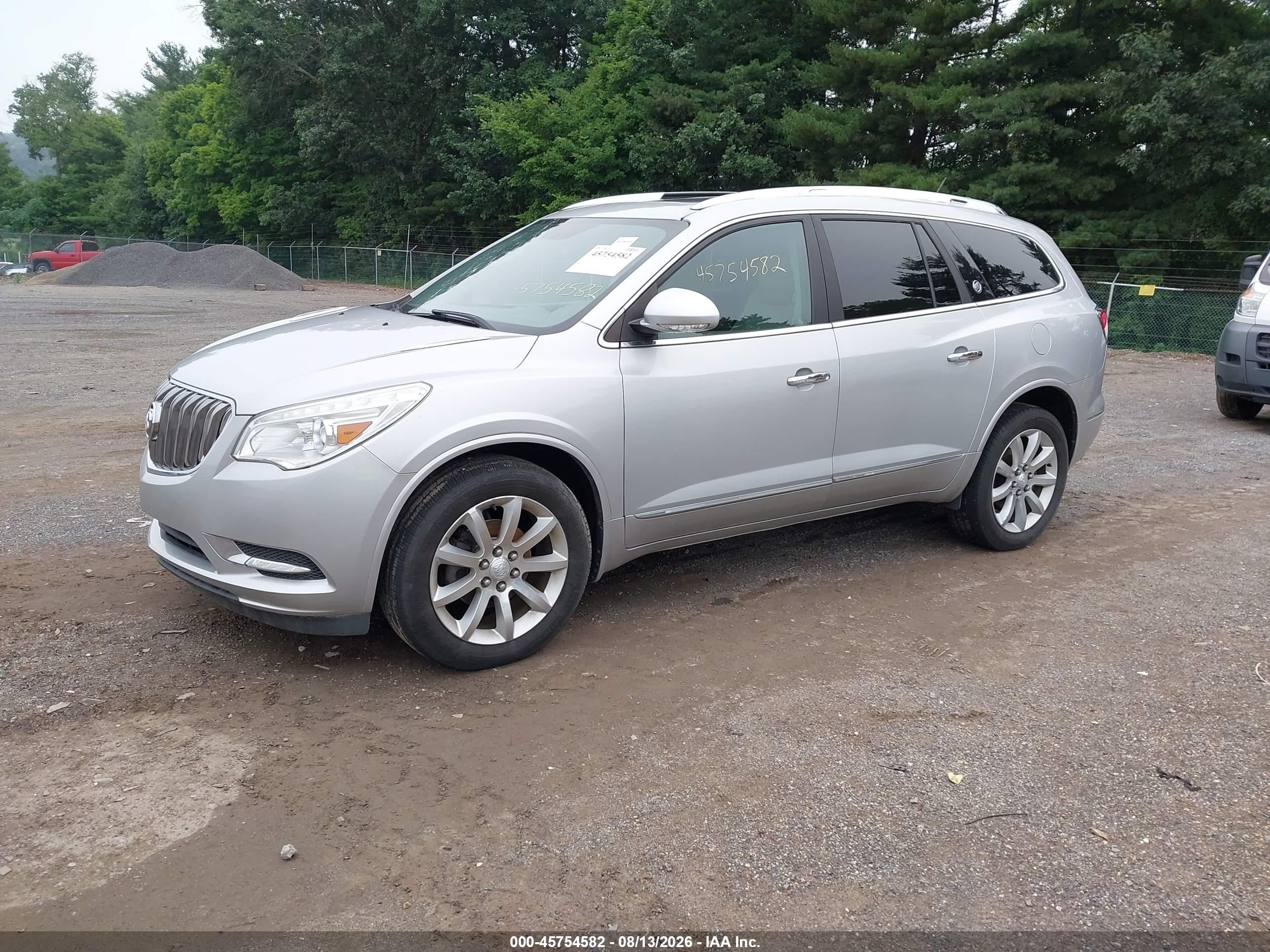 2013 Buick Enclave Premium Silver vin: 5GAKVDKD8DJ124424