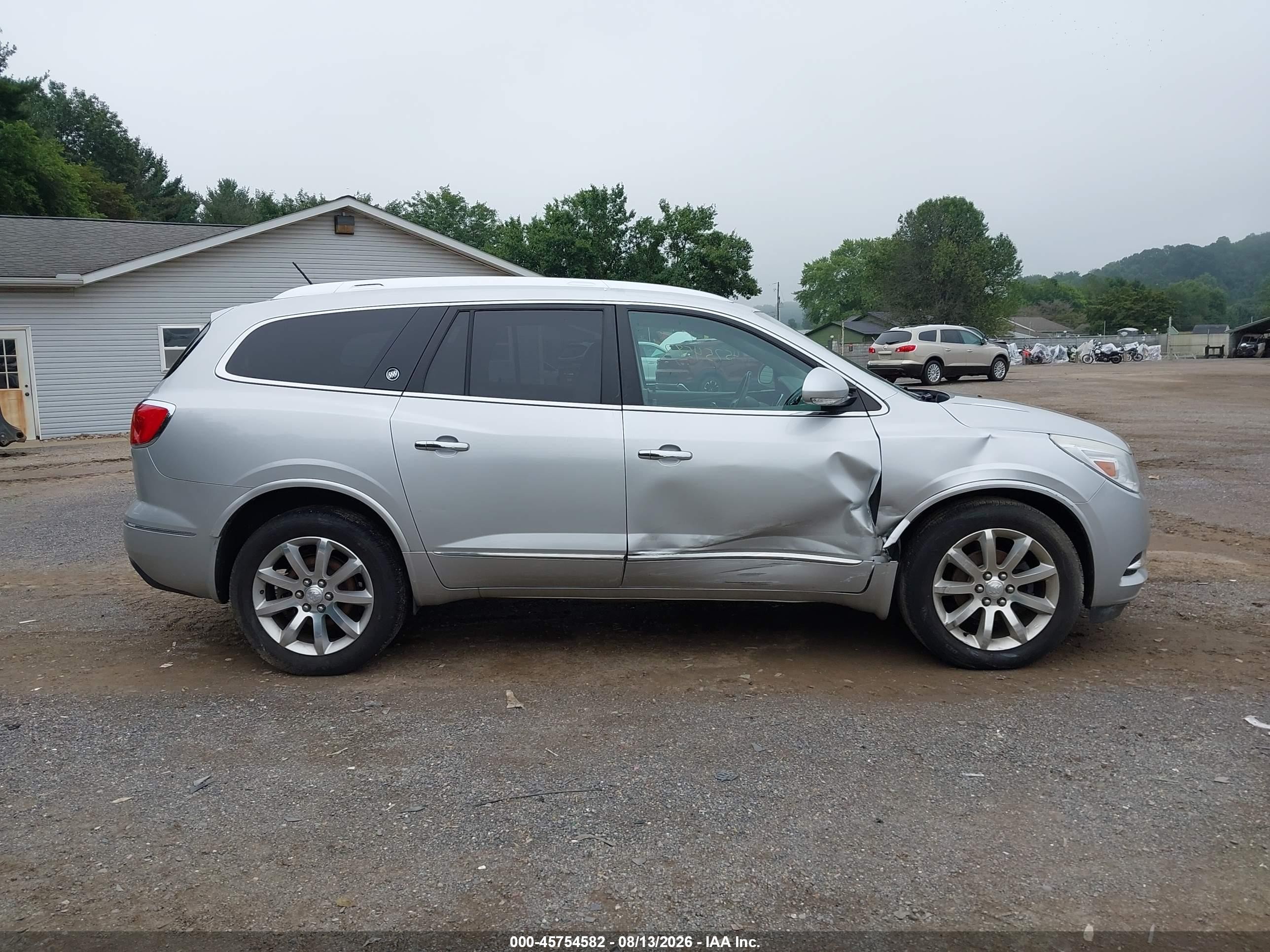 2013 Buick Enclave Premium Silver vin: 5GAKVDKD8DJ124424