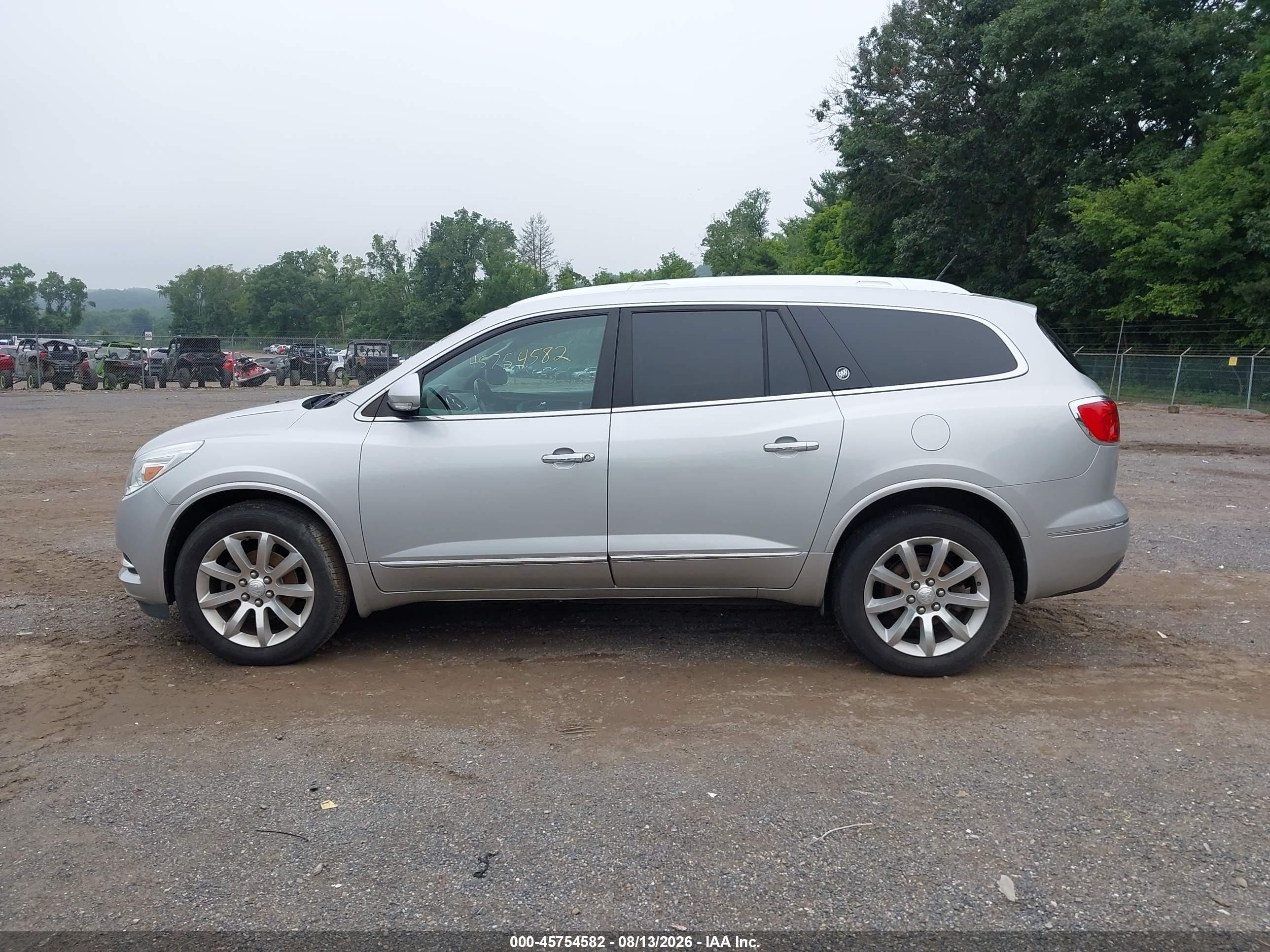 2013 Buick Enclave Premium Silver vin: 5GAKVDKD8DJ124424