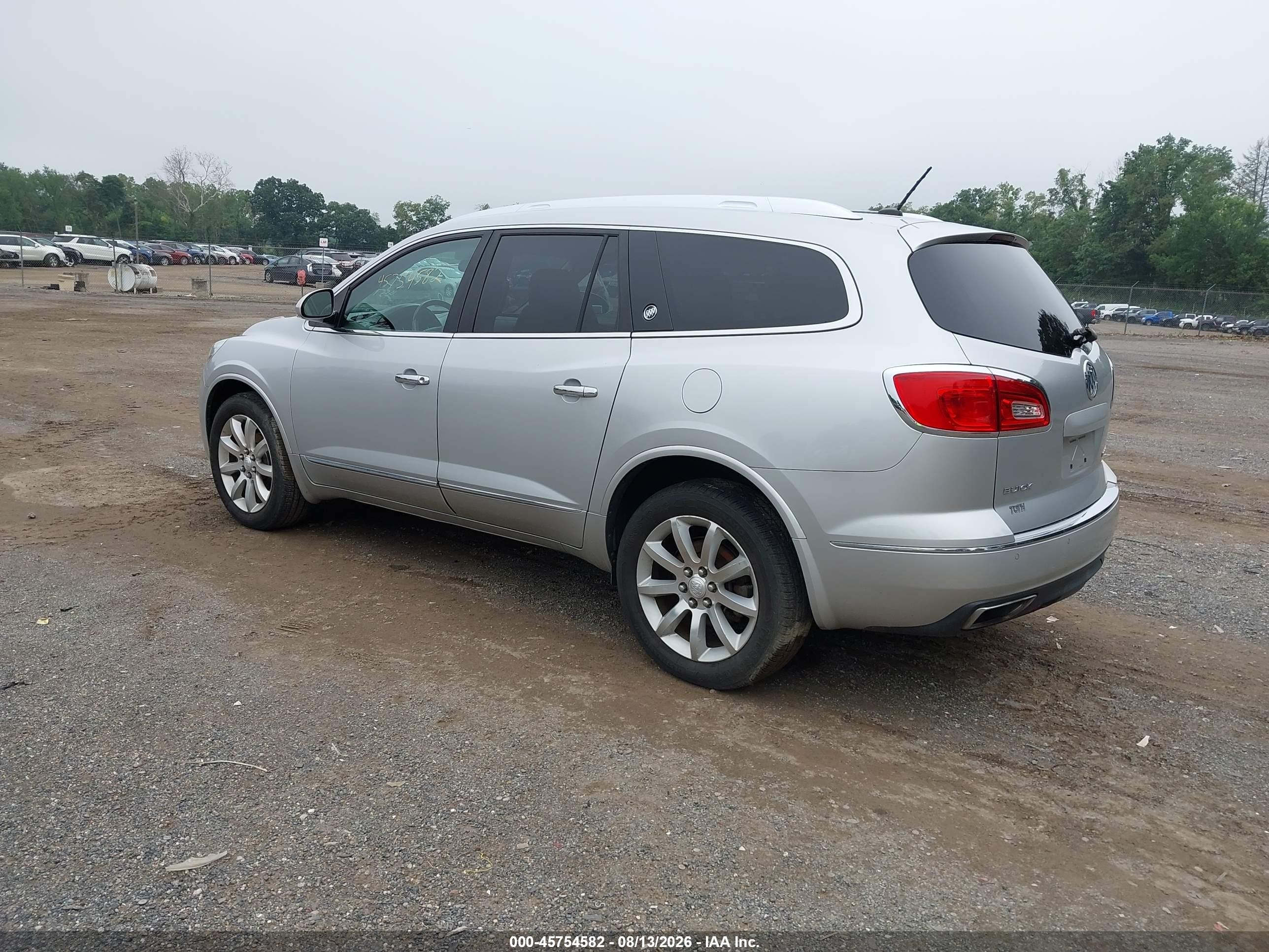 2013 Buick Enclave Premium Silver vin: 5GAKVDKD8DJ124424