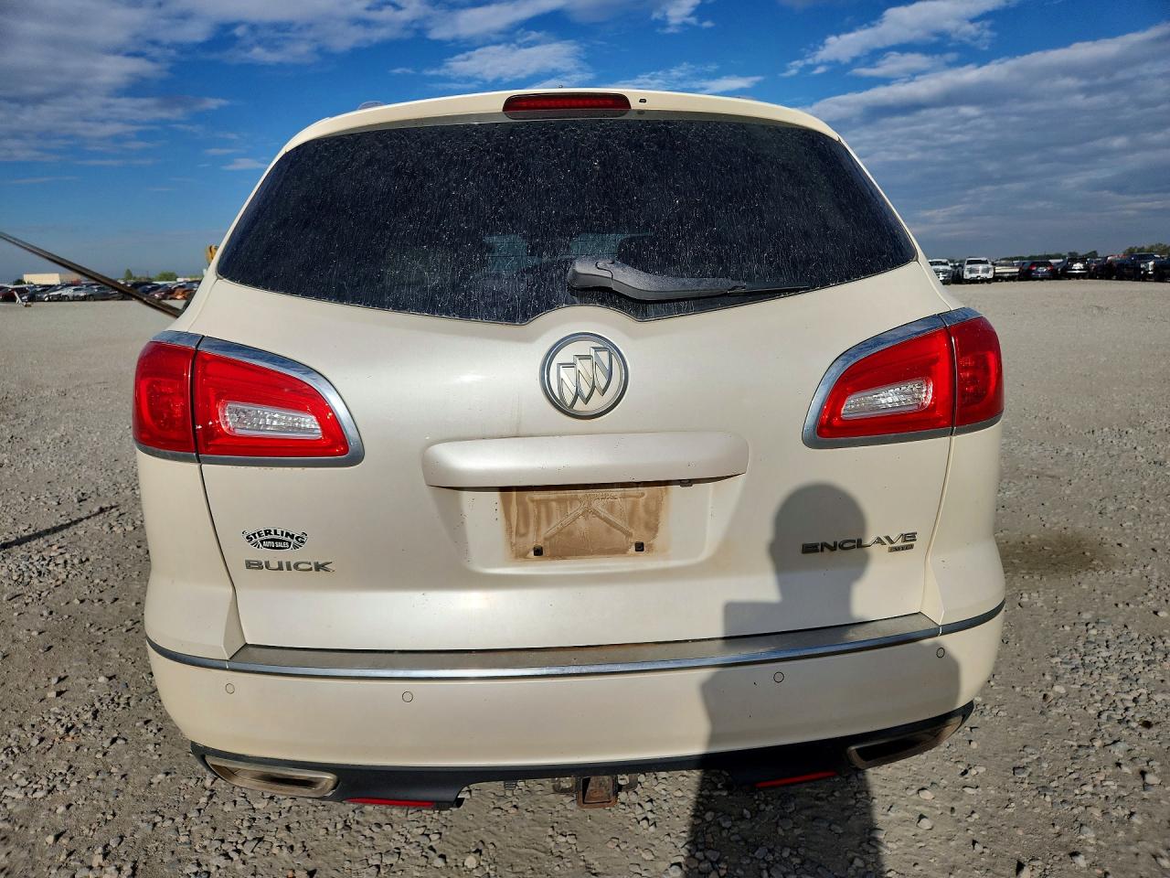 2013 Buick Enclave Белый vin: 5GAKVDKD8DJ177382