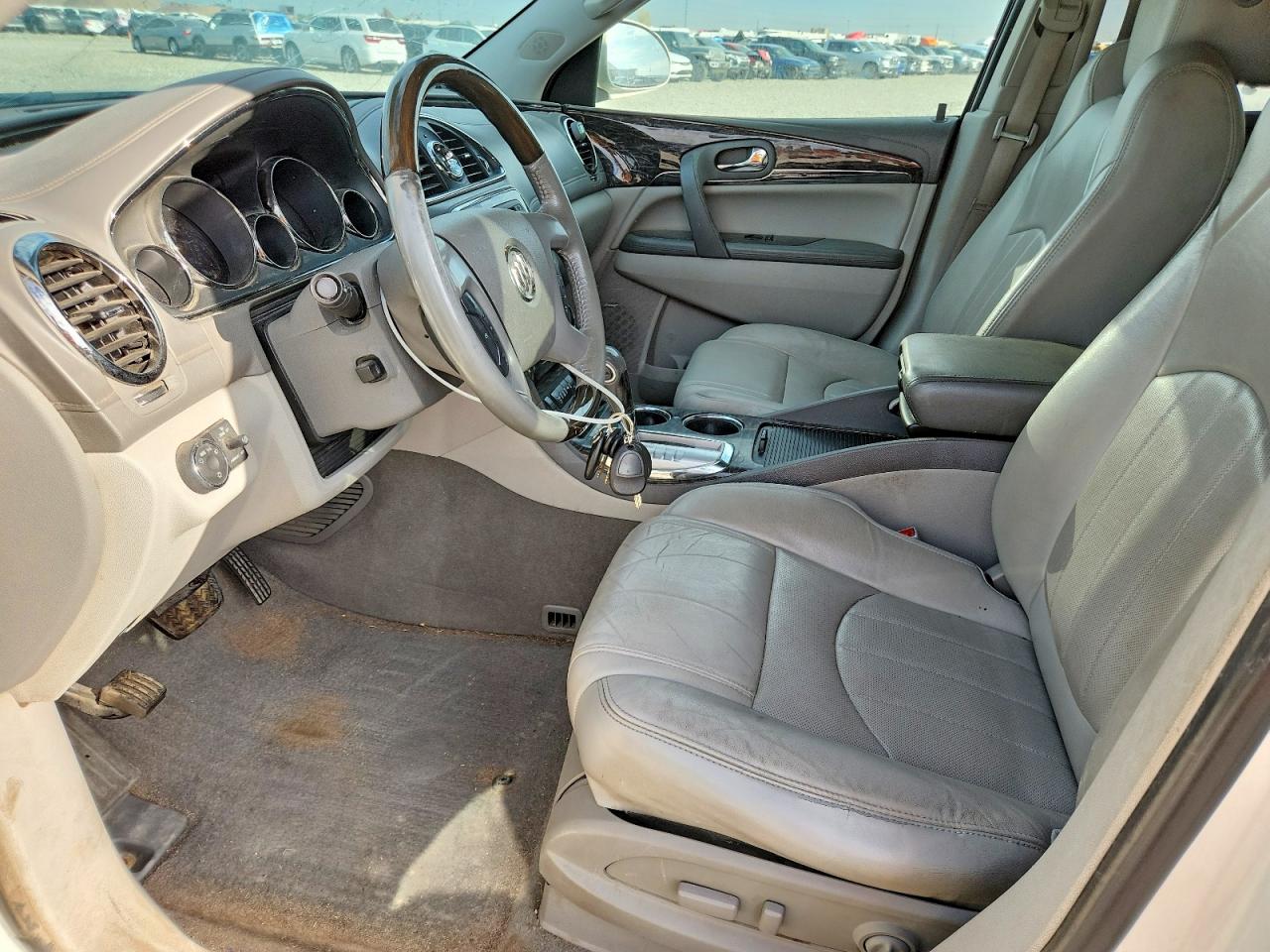 2013 Buick Enclave Белый vin: 5GAKVDKD8DJ177382