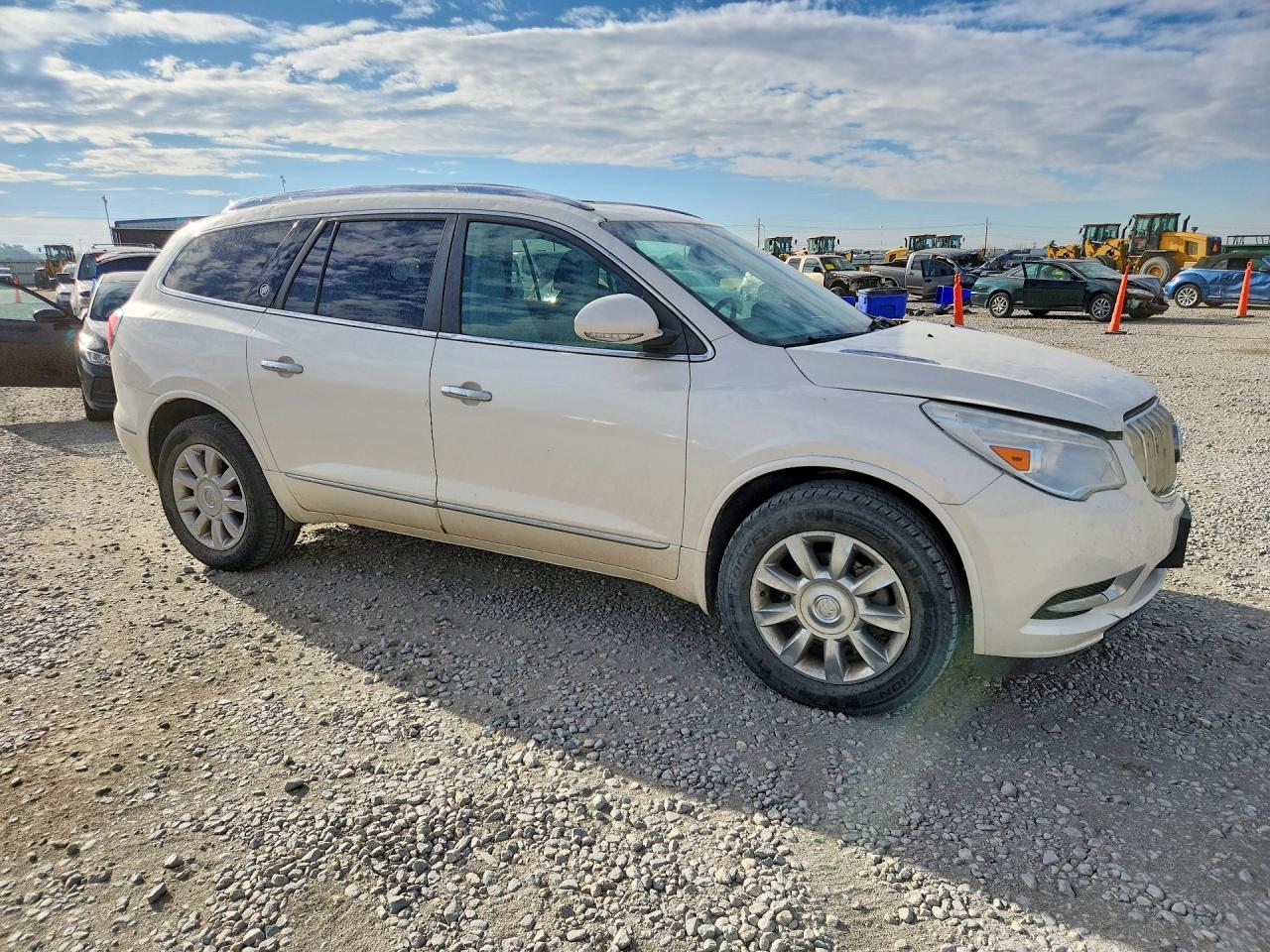2013 Buick Enclave Белый vin: 5GAKVDKD8DJ177382