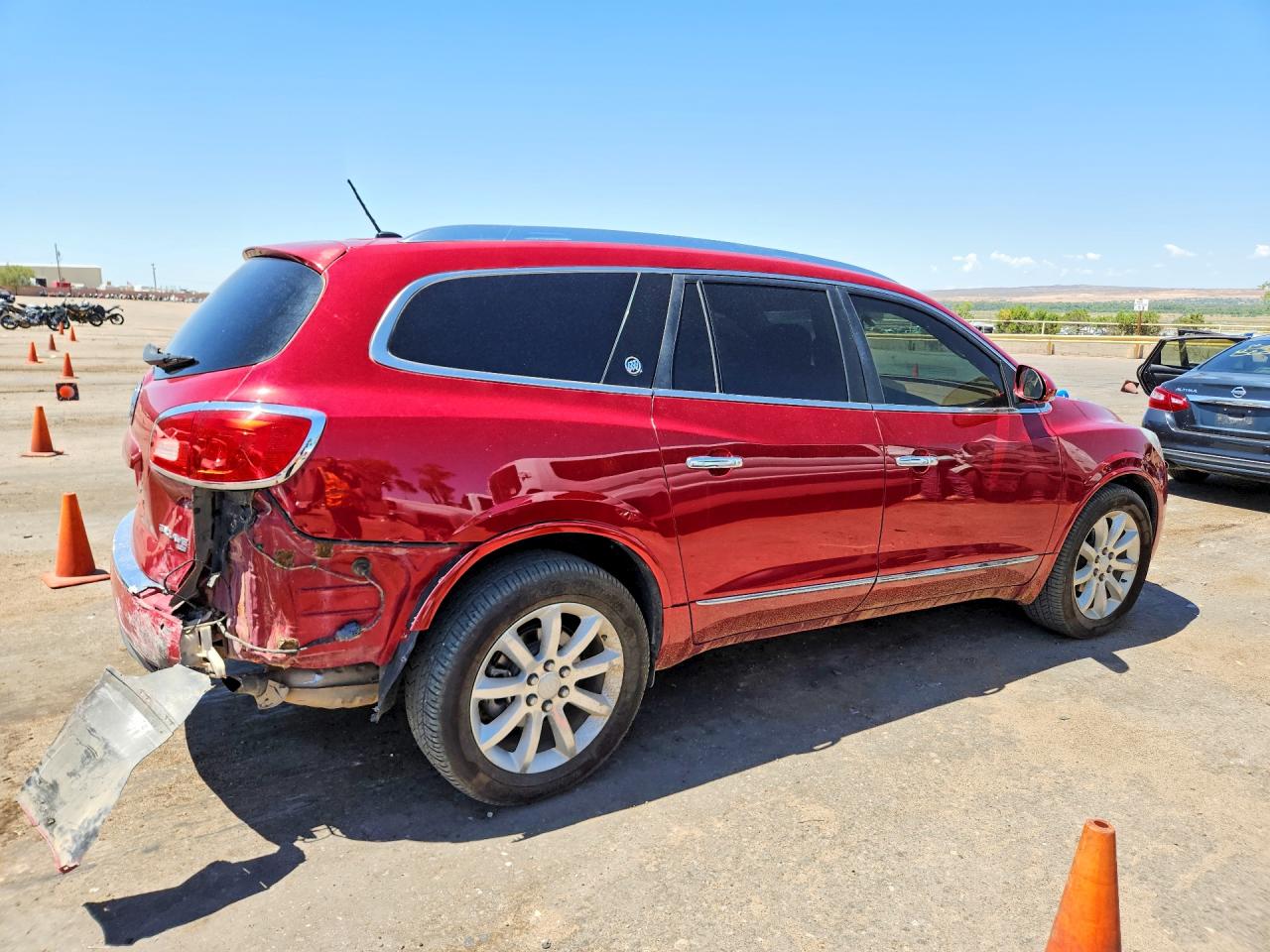 2013 Buick Enclave Красный vin: 5GAKVDKD8DJ207545
