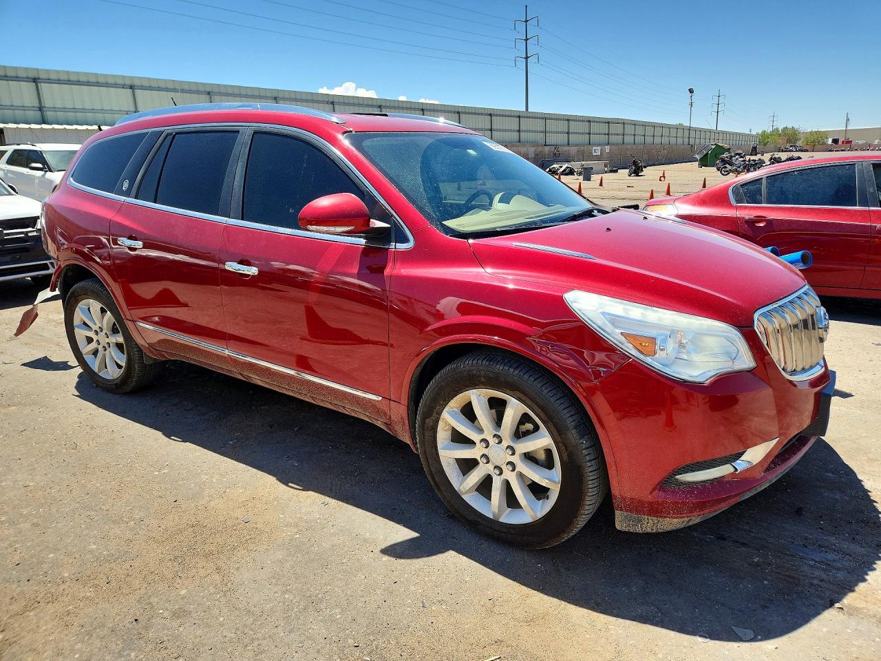 2013 Buick Enclave Красный vin: 5GAKVDKD8DJ207545