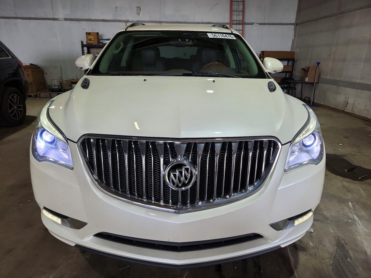 2013 Buick Enclave White vin: 5GAKVDKDXDJ210768