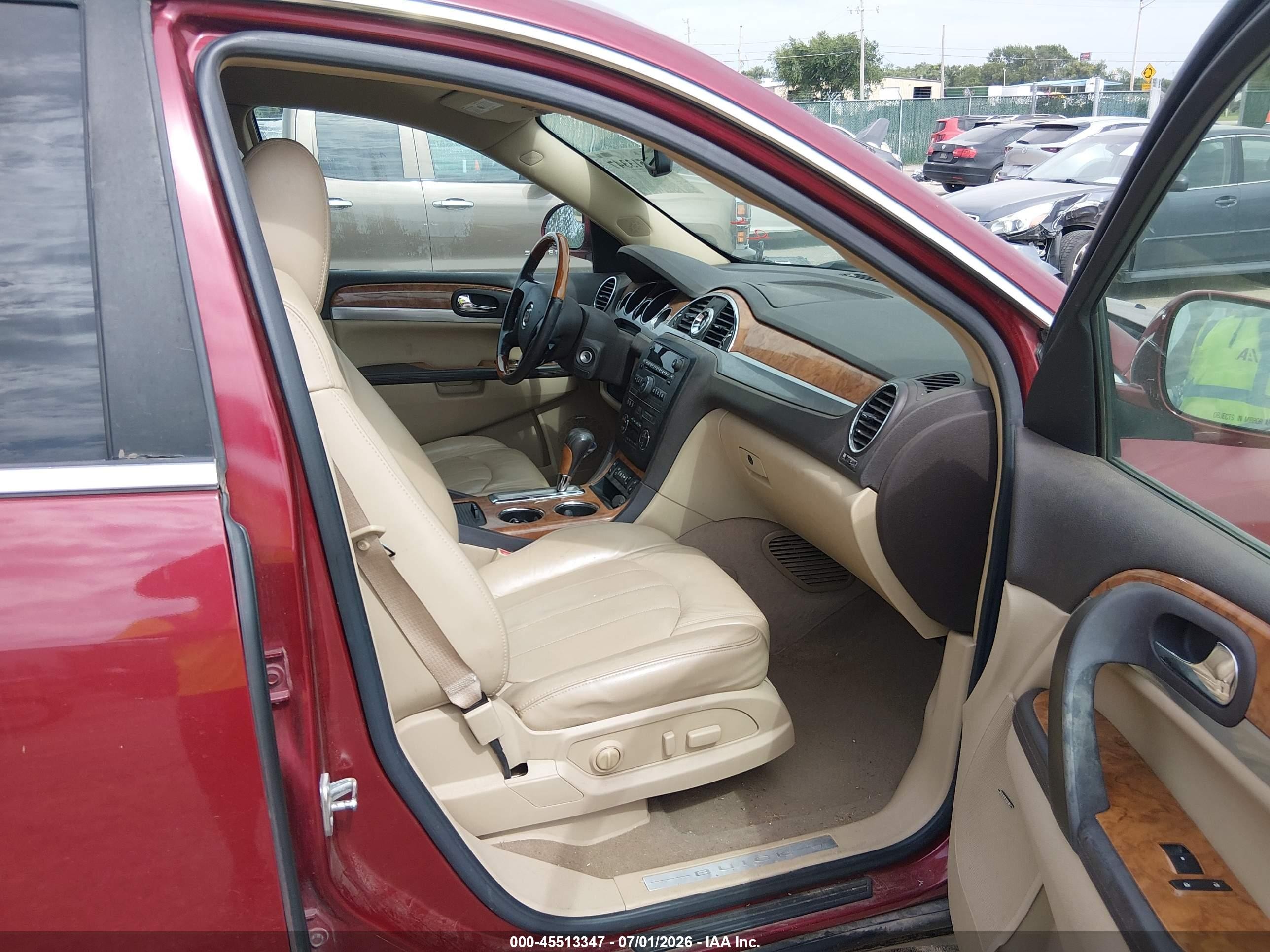 2010 Buick Enclave 1xl Red vin: 5GALRBED0AJ106147