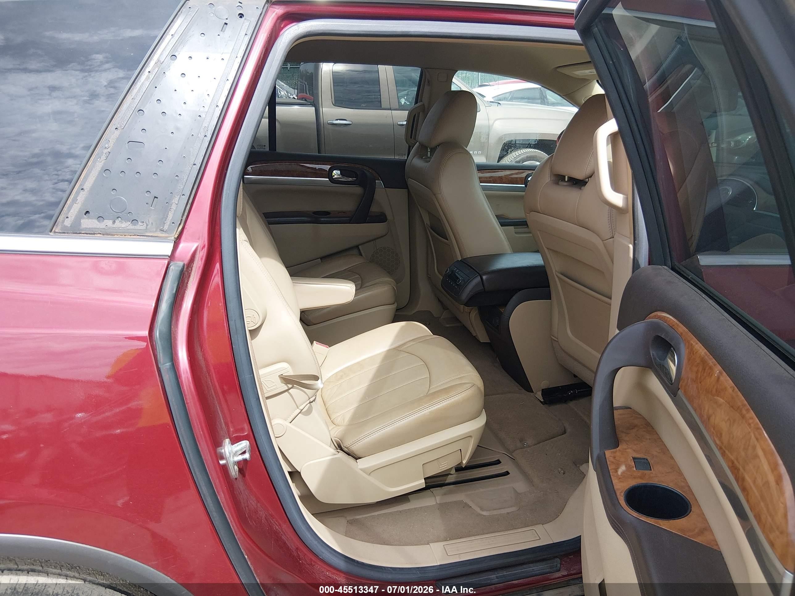 2010 Buick Enclave 1xl Red vin: 5GALRBED0AJ106147