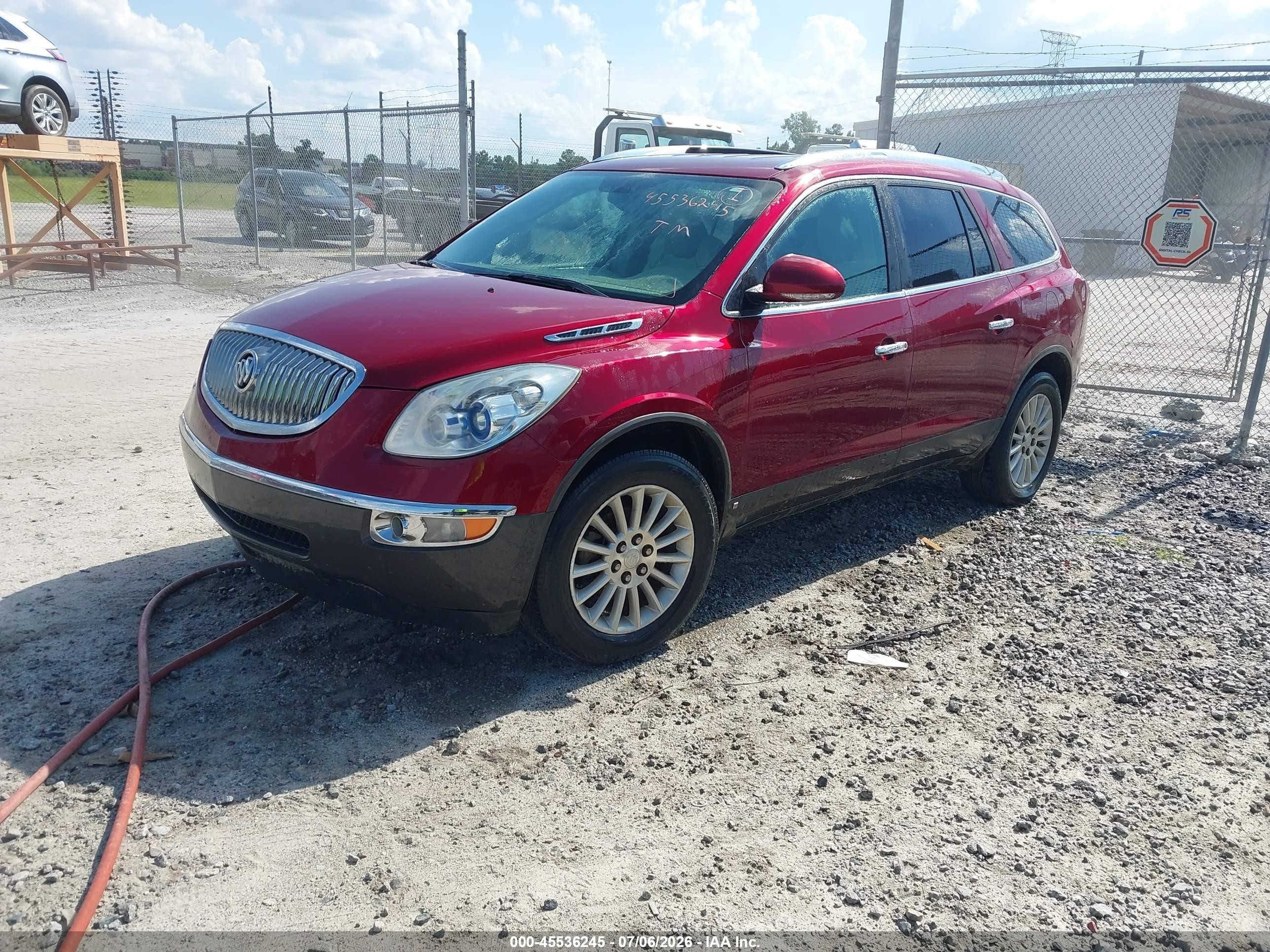 2010 Buick Enclave 1xl Red vin: 5GALRBED0AJ136734